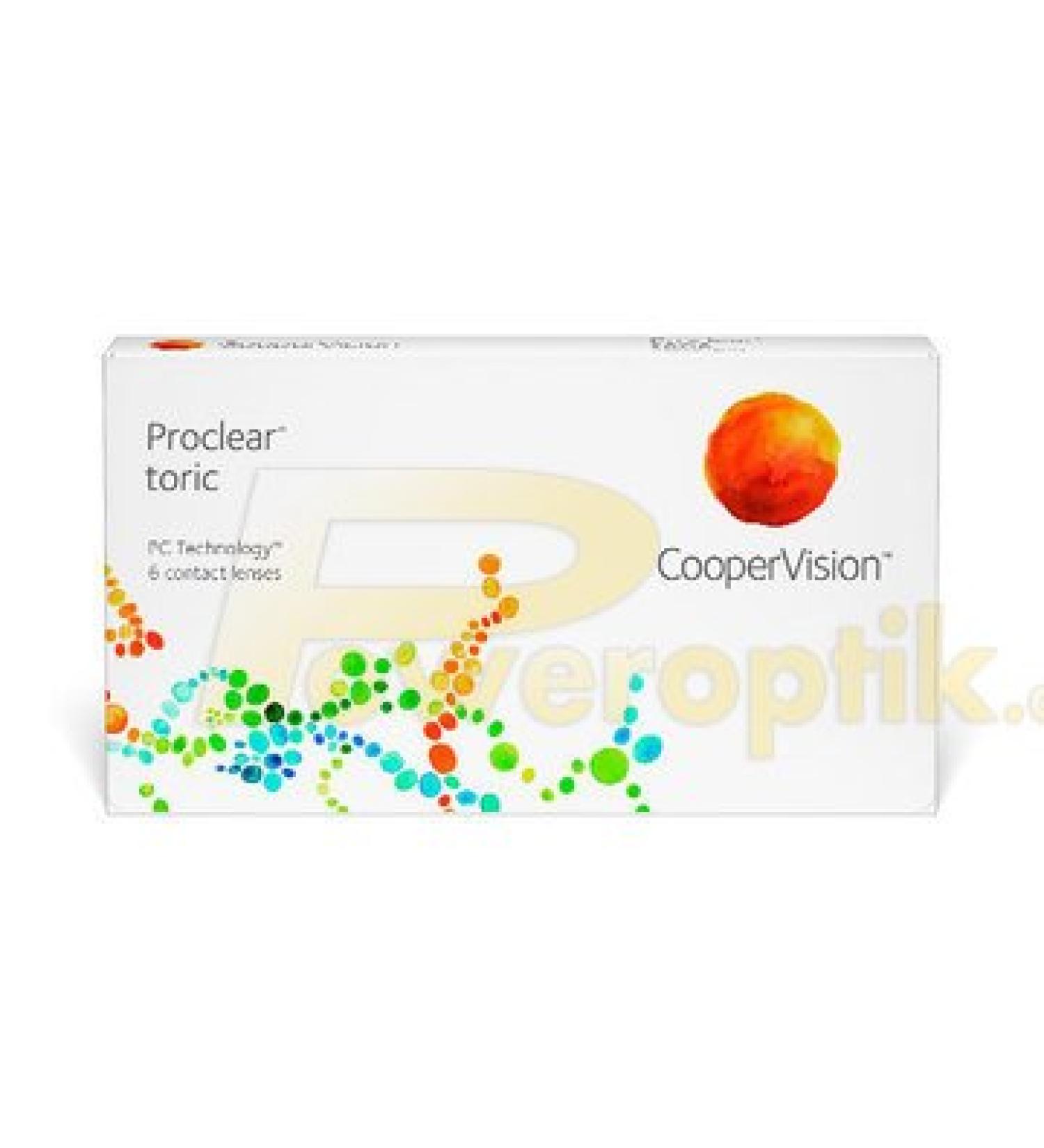 Cooper Vision Proclear Toric 6 pieces / BC 8.8 mm / DIA 14.4 / +5.50 diopters
