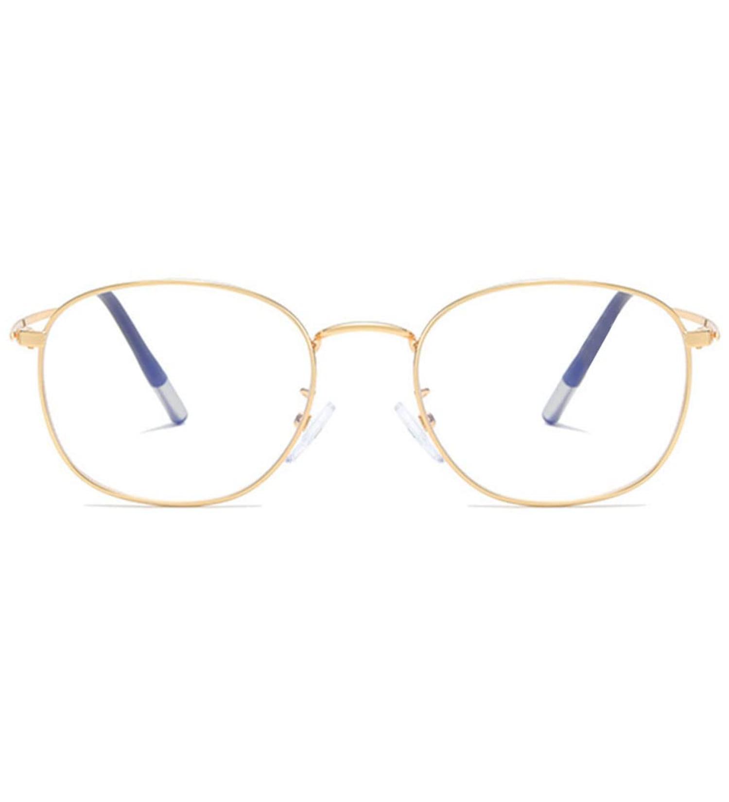 Magimodac Women s Blue Light Filter Reading Glasses | Oval Metal Computer Glasses with Strength Options 1.0+ to 4.0 | Stylish Visual Aid - Buy Online on GoSupps.com