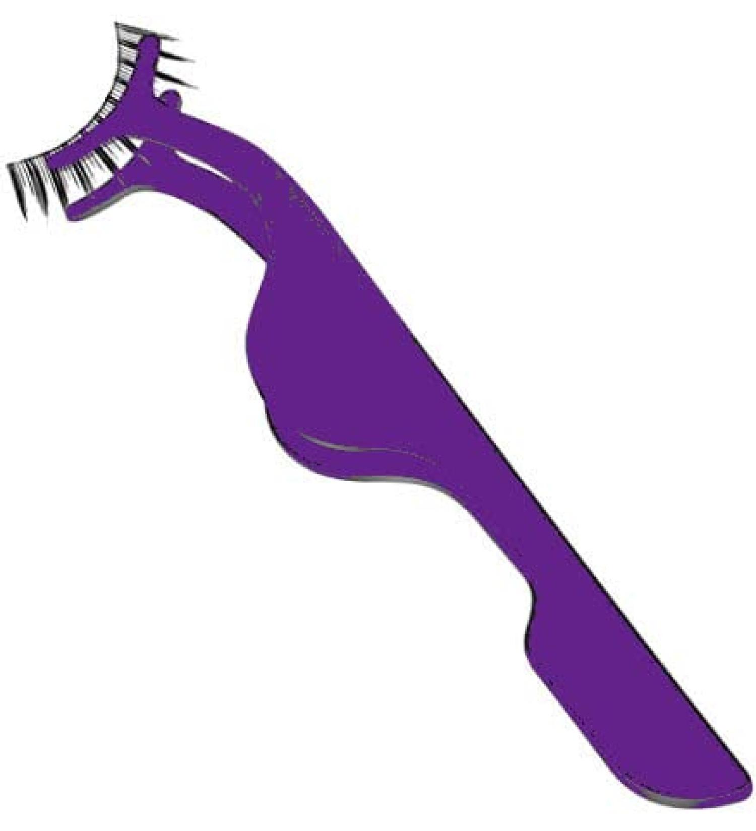 Purple False Eyelash Curler Extension Applicator Beauty Tool - Buy Online on GoSupps.com