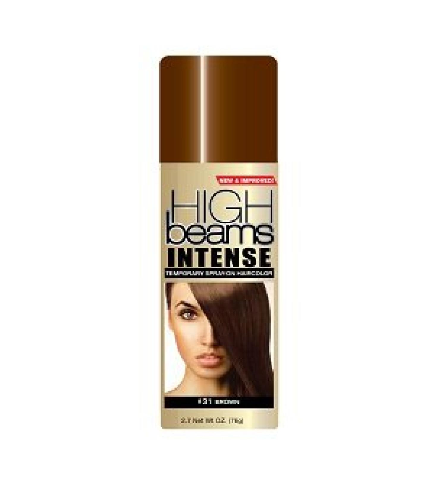 High Beams Intense Temporary Spray-On Hair Color - Brown 2.7 oz (6 PACK)