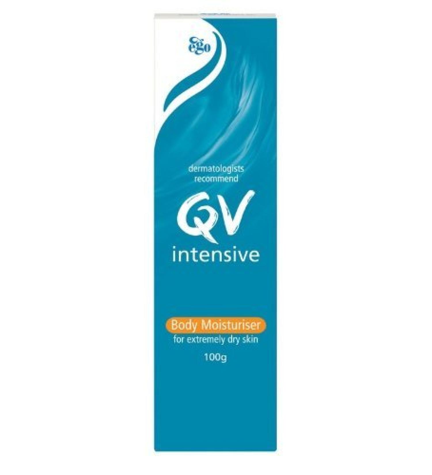 QV Intensive Body Moisturiser for extremely dry skin (Made in Australia) 100g (3 Pack)