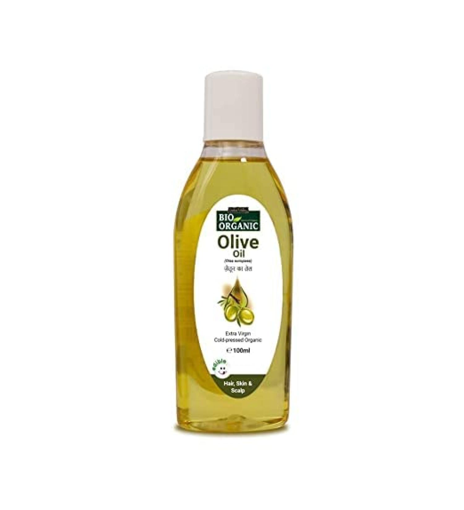ROSEVILLA Indus Valley Bio Pure Natural & Organic Extra Virgin Olive Massage Oil Skin & Hair Care - (100ml)