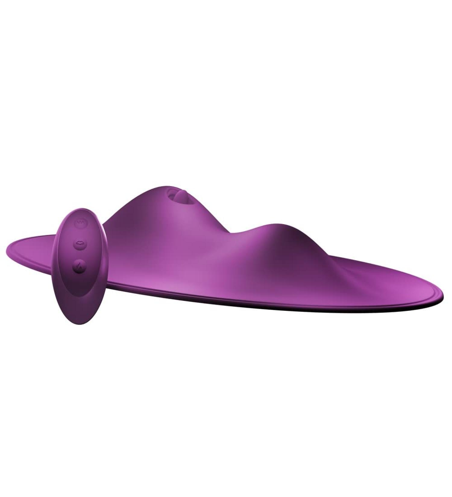 Vibepad 2 - Stimulating Vibro Pillow for Men & Women | Heat & Leak Function 7 Vibration Modes Dark Purple - Buy Online on GoSupps.com