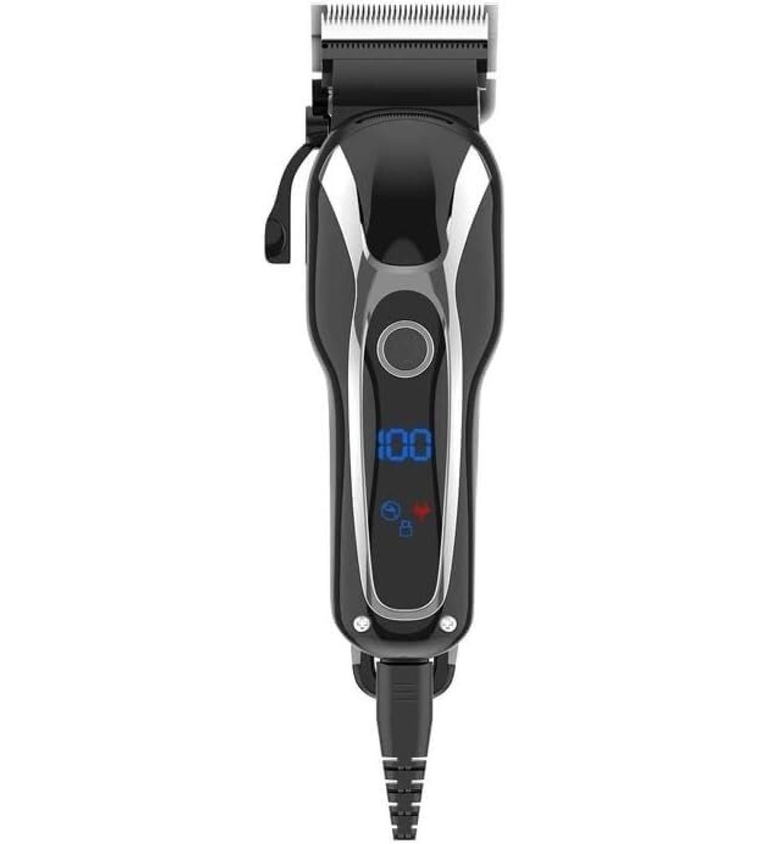 Buy Electric Clipper Man Trimmer - Rechargeable Haircut Kit with LED Display & Alloy Design - International Shipping Available - Buy Online on GoSupps.com