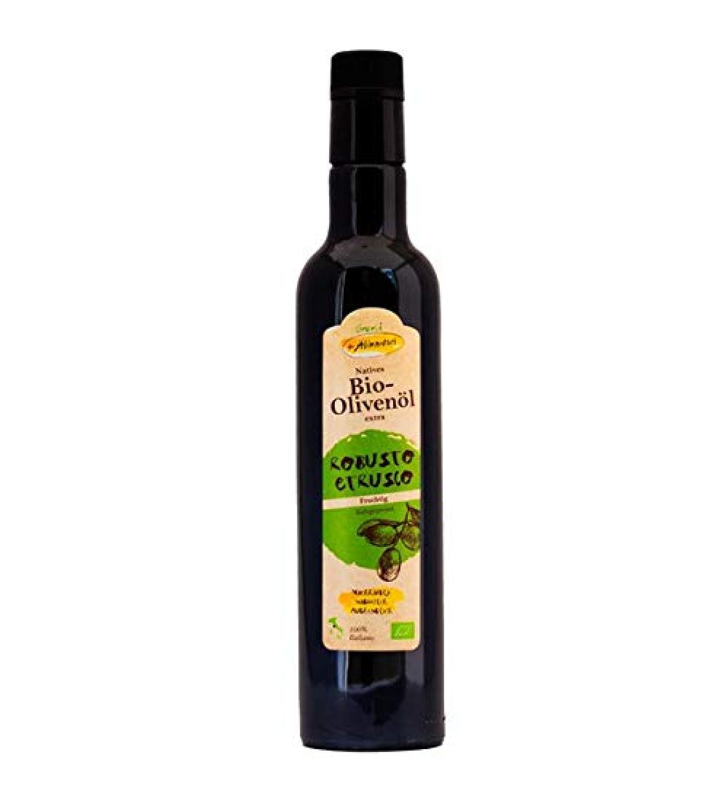  Grani Alimentari ROBUSTO ETRUSCO: SIEGER GOLDMEDAILLE BIOL2020 & 2021: the world's best cold pressed organic olive oil 100% Italian organic olive oil nativ extra medium fruity a stunning oil with a great taste. - Buy Online on GoSupps.com