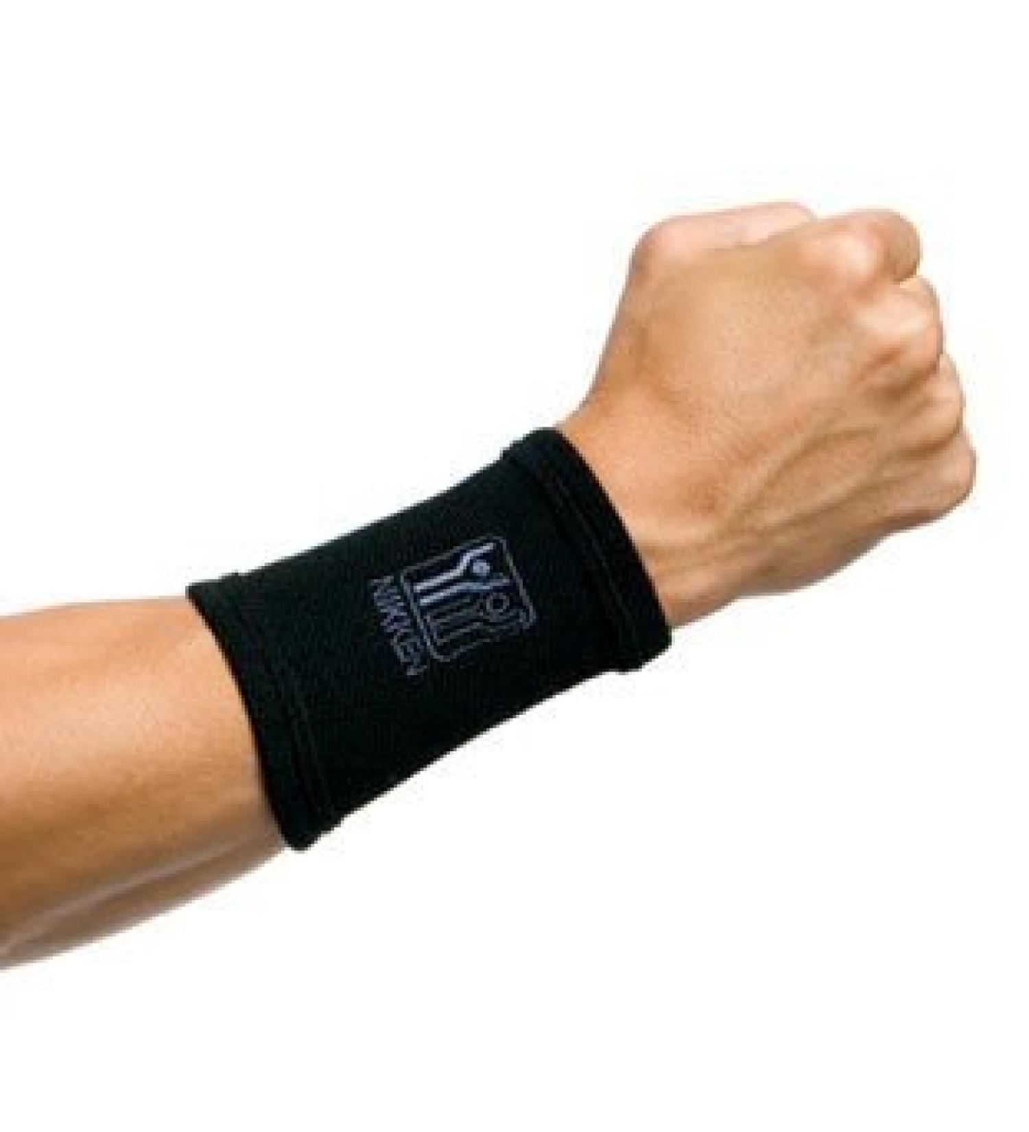 1 Nikken Medium Wrist Sleeve 1825 - Black  Thin  Far Infrared  Carpal Tunnel Tendonitis Sleeping Typing Injury Pain Relief & Recovery  Weightlifting   Boxing  Brace  Wrap  Compression  Support
