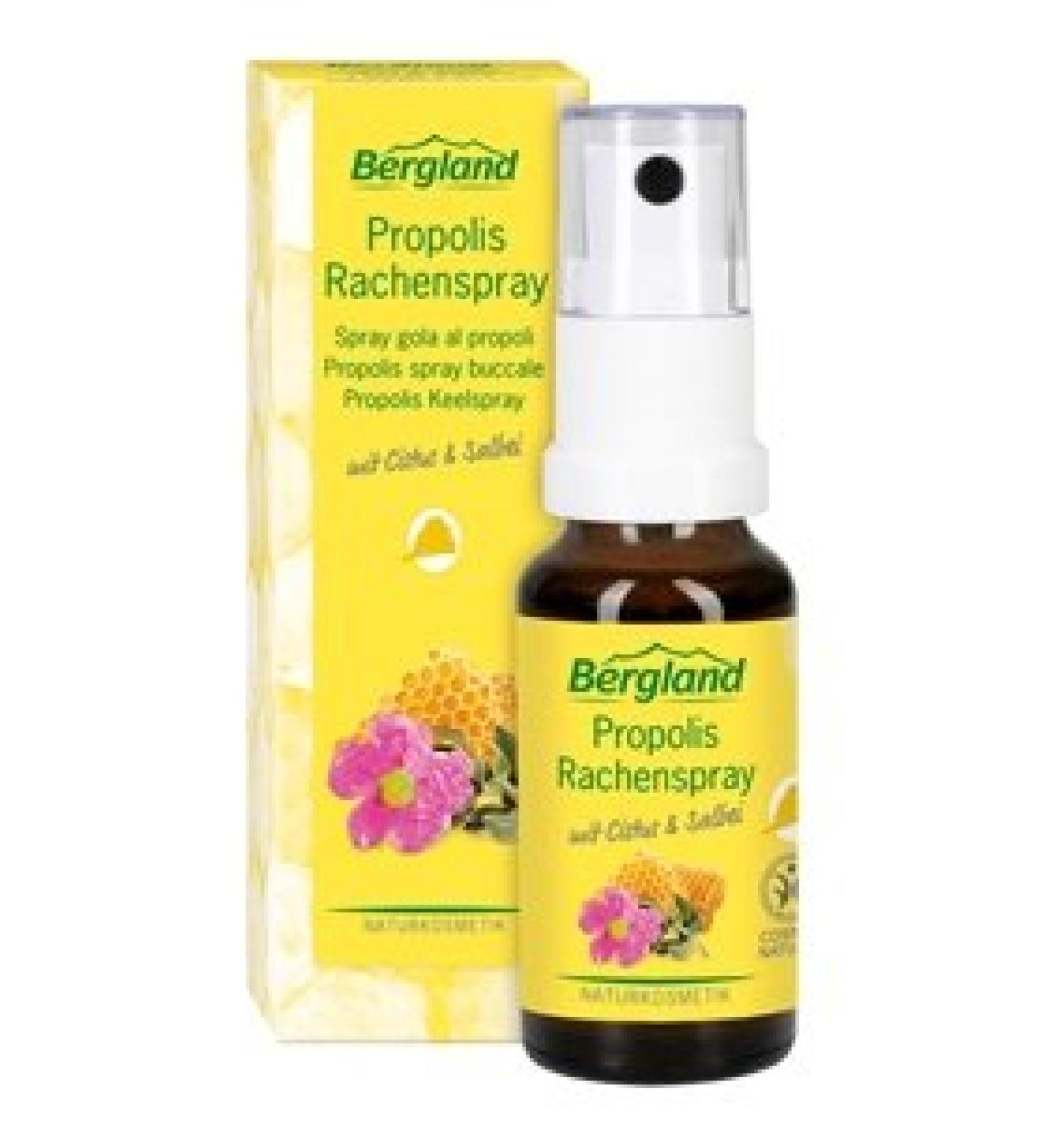 PROPOLIS THROAT SPRAY 3x20 ml spray Perfect throat protection against viruses and bacteria with cistus + sage without alcohol