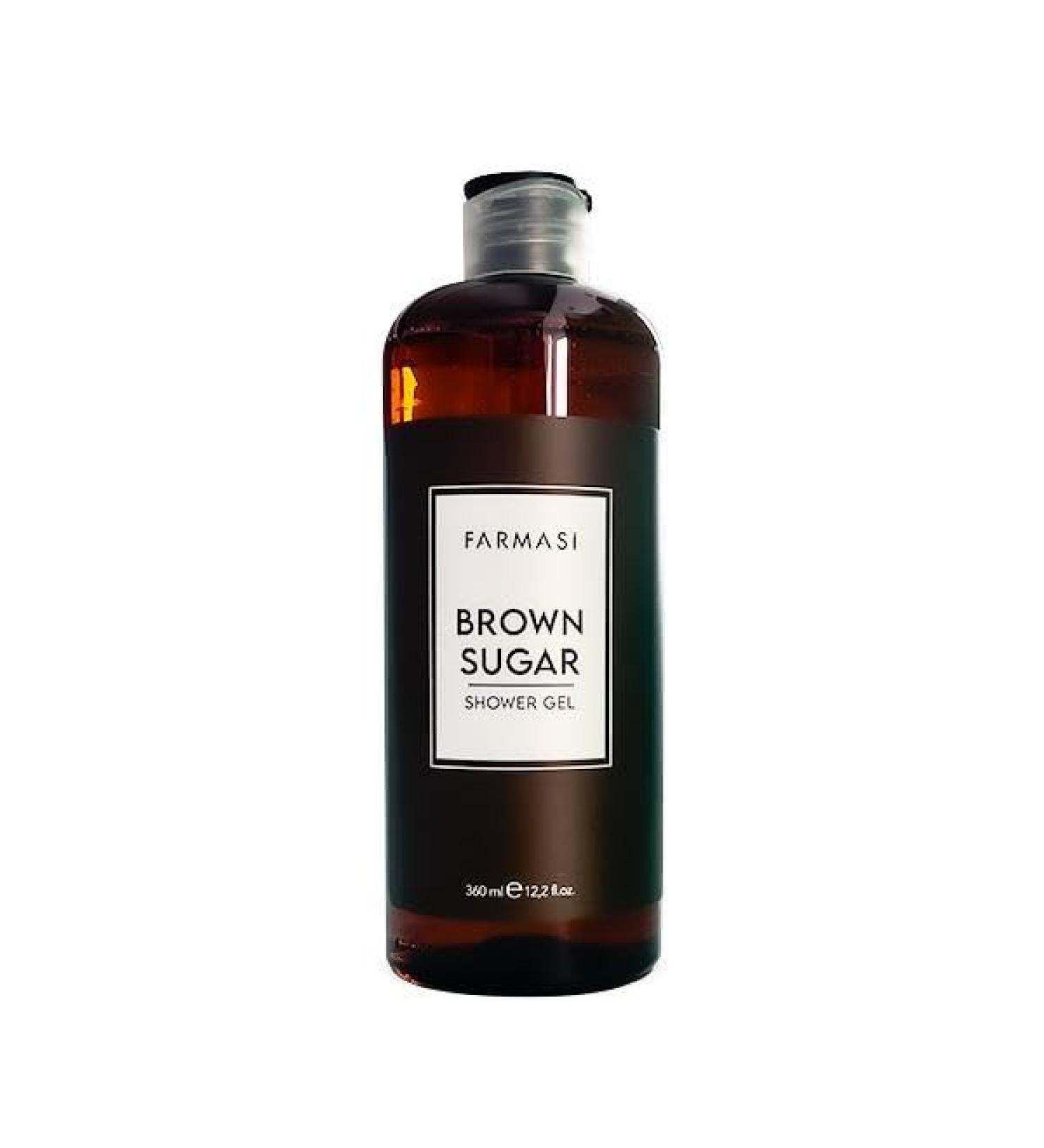 Farmasi FARMASI Brown Sugar Shower Gel - Luxurious Cleansing Experience with Moisturizing Benefits 12.2 fl.oz