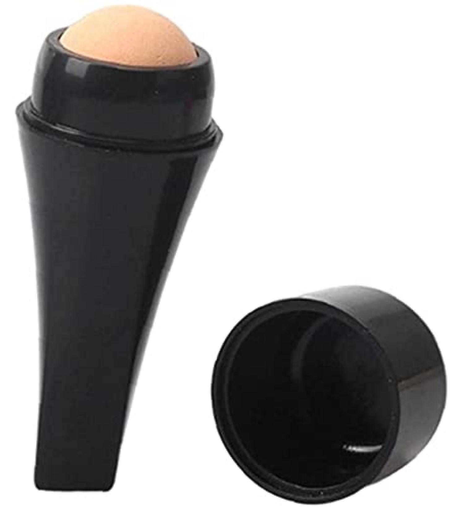 Volcanic Face Roller -Absorbing Stone Ball Tool Black Fashion Design - Buy Online on GoSupps.com