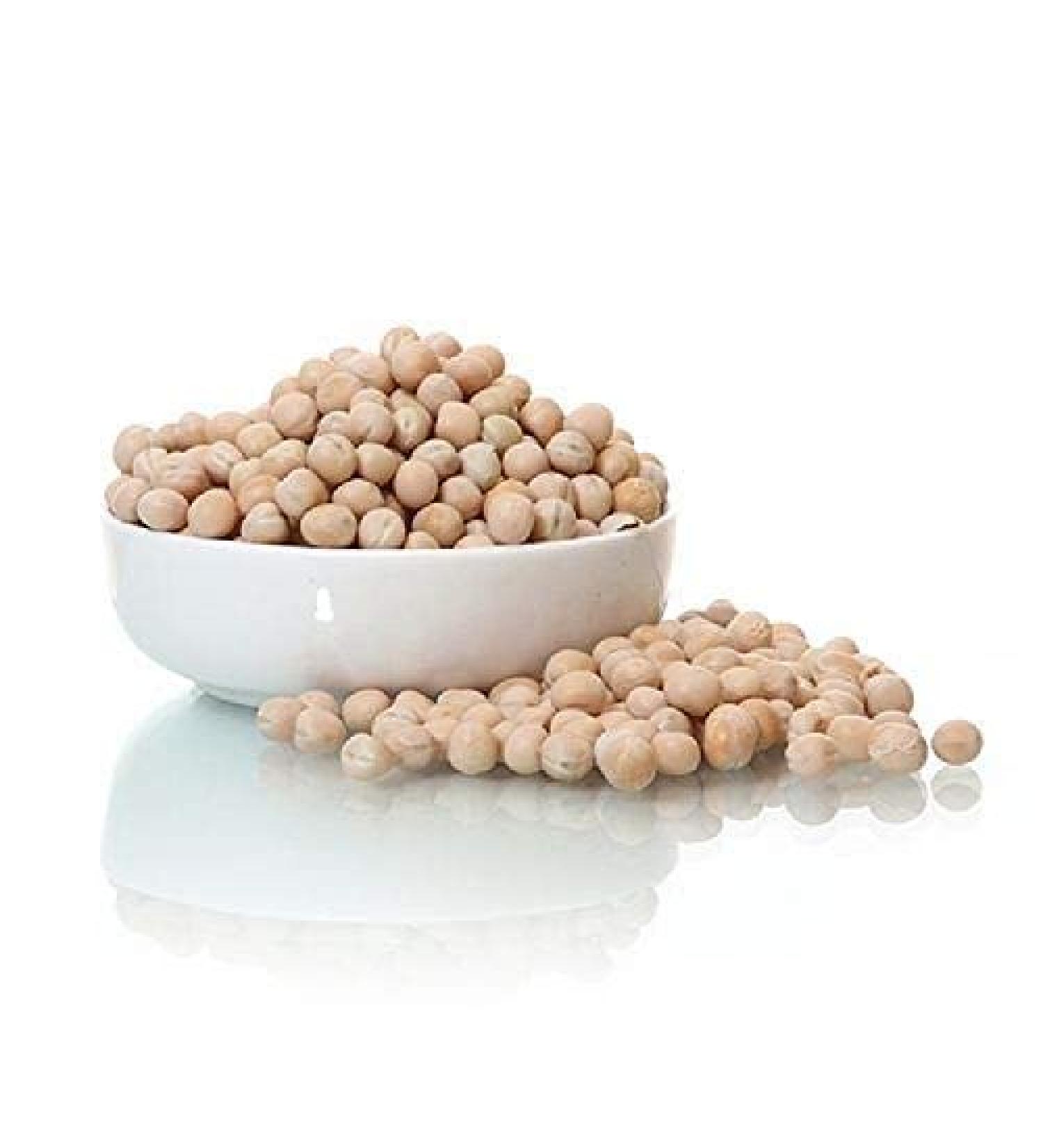 AOZA White Peas Matar Vatana White Peas Whole Pandhre Watane Safed Watane (500 GMS)