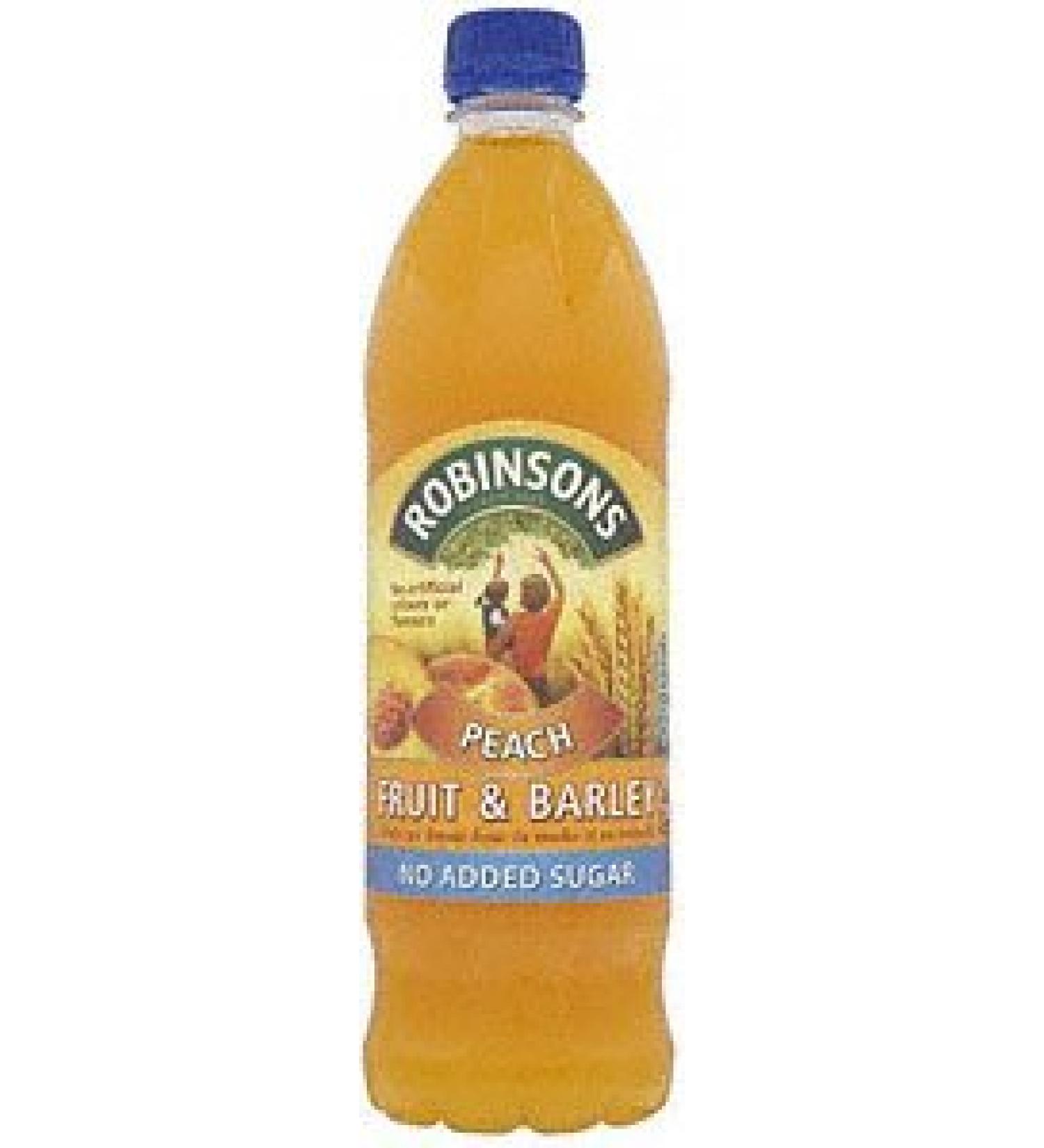Robinsons Peach fruit and barley 8 x 1 L No sug