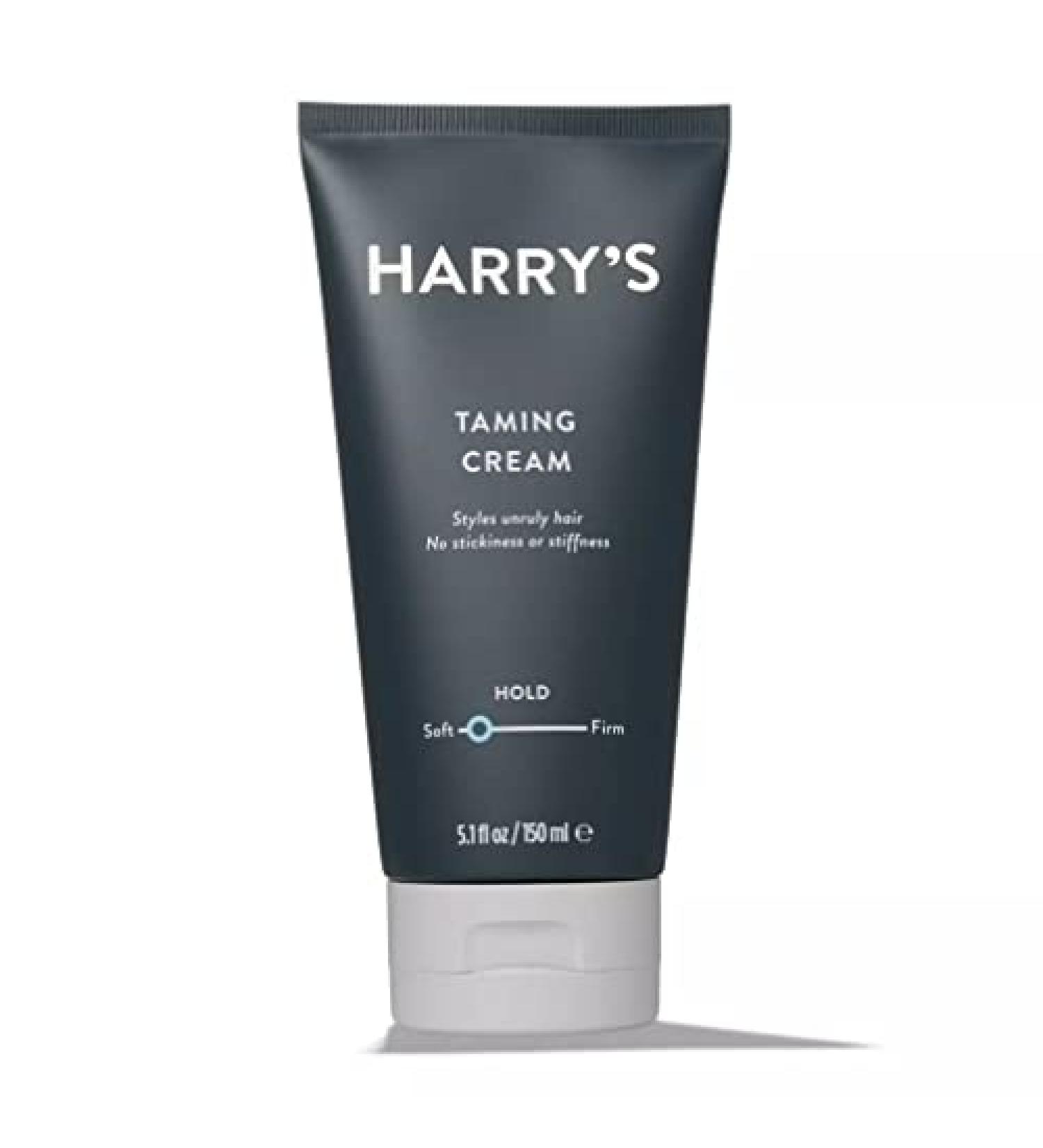 Harry's Taming Cream with Soft Hold  Styles Unruly Hair  5.1 oz Bottle x2