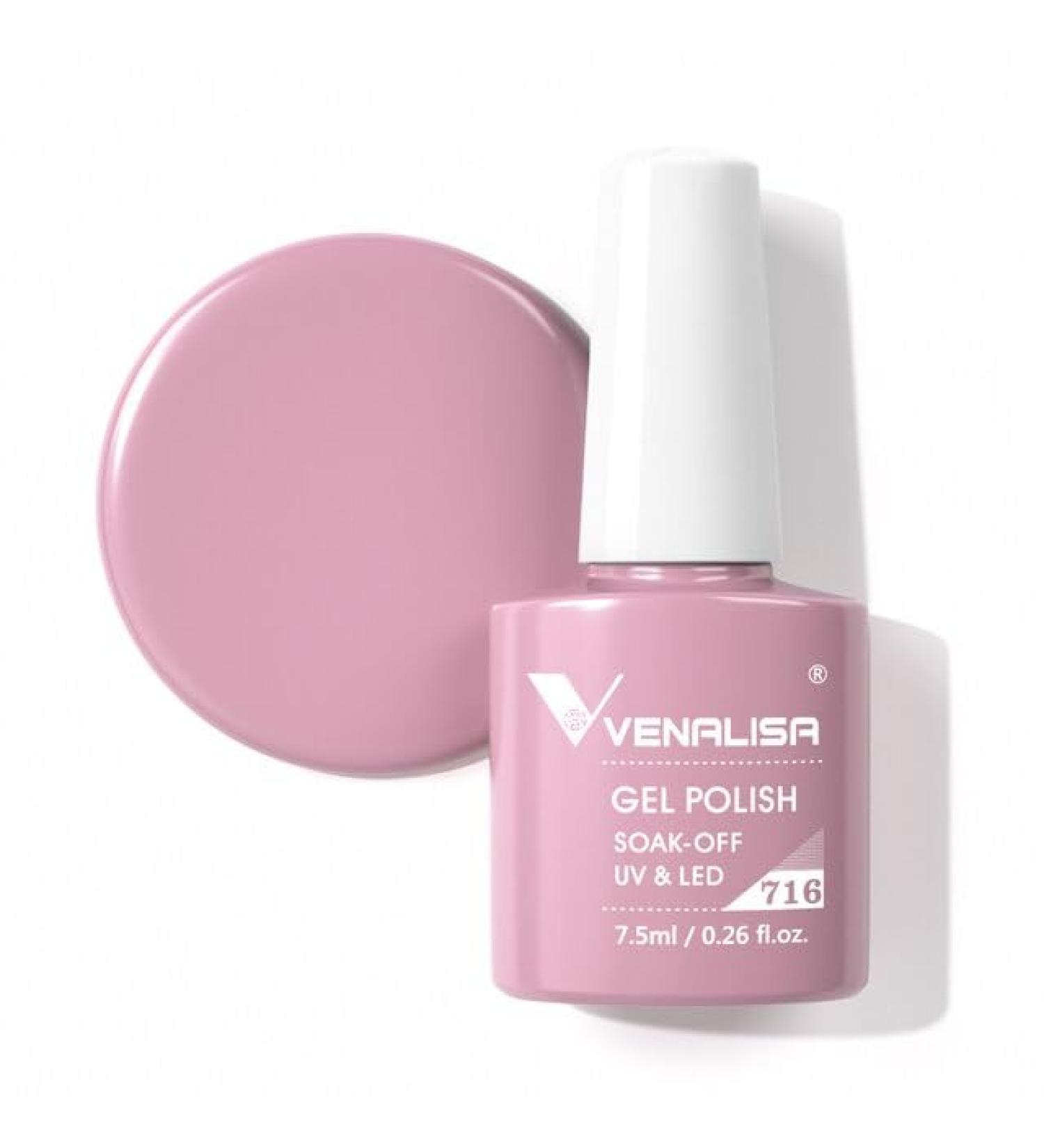 VIP4 7.5ml Gel Nail Polish Hema Free Full Coverage Beautiful Semi Permanent Soak Off UV LED Gel Nail Polish Gel Lacquer - (Color: 716) - Buy Online on GoSupps.com