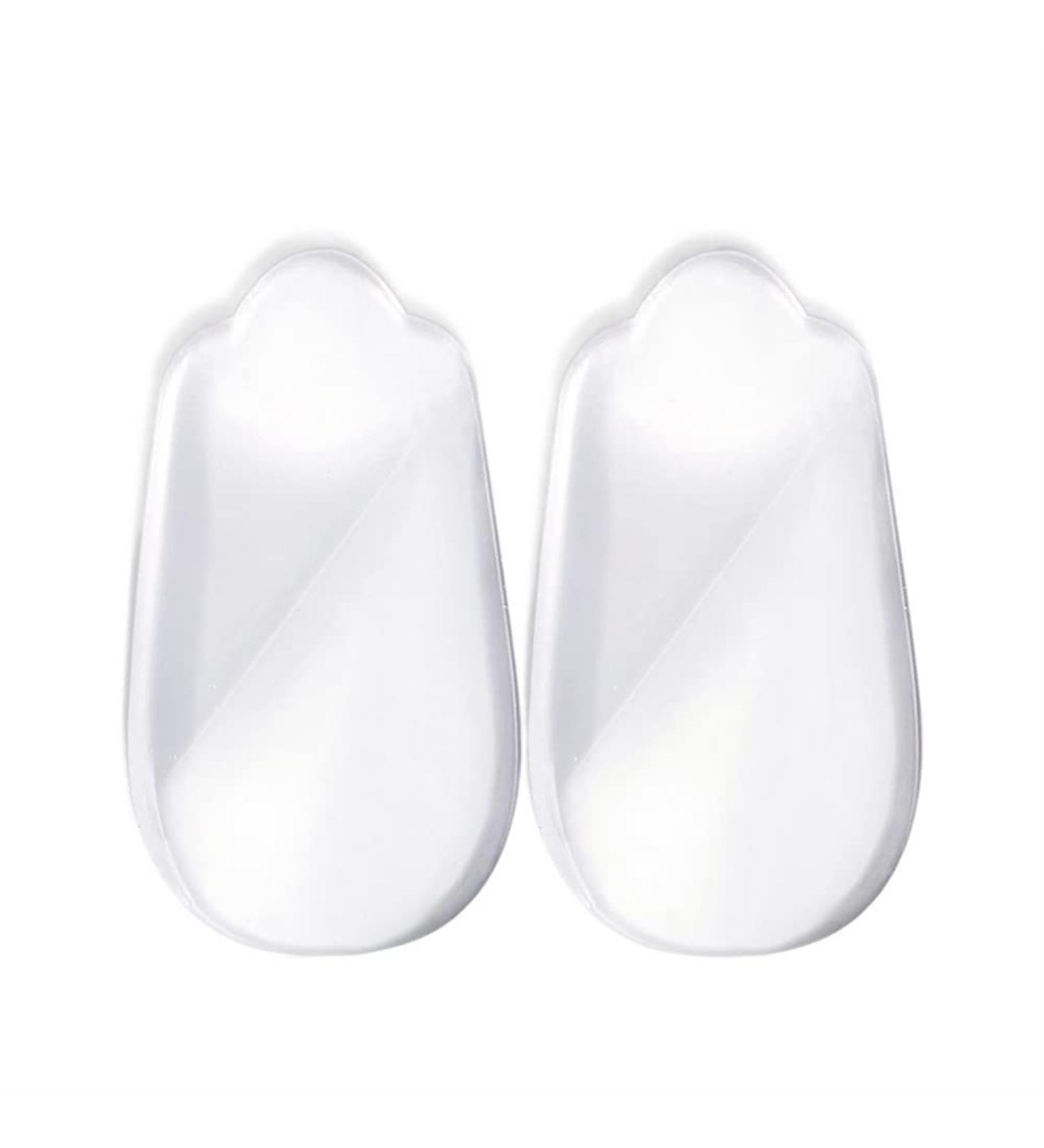 Gel Heel Cushion Inserts for Women - Anti-Wear Orthotic Inserts for Comfort & Blister Prevention (Medium Clear) - International Shipping Available - Buy Online on GoSupps.com