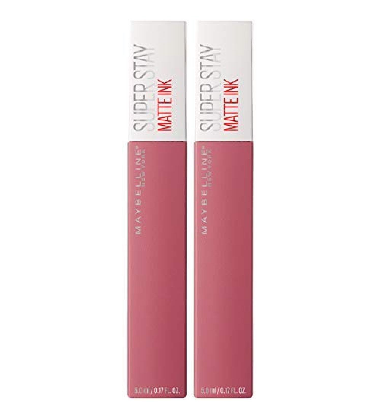Maybelline SuperStay Matte Ink Liquid Lipstick Lover Pack - 2 Pack 0.17 Fl Oz - Shade 15 Lover - Buy Online on GoSupps.com