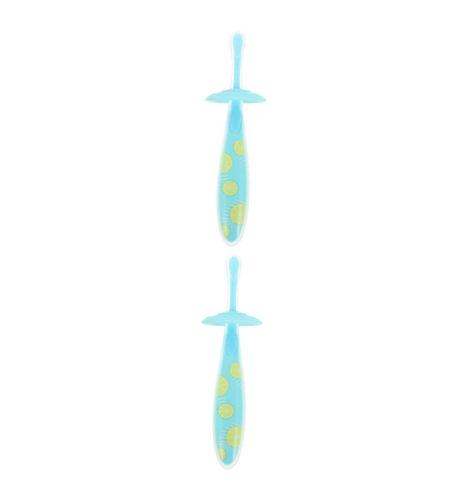 Gleavi 2-in-1 Toddler Toothbrush & Toy | Baby Silicone Dental Cleaner | Newborn Oral Care - Buy Online on GoSupps.com
