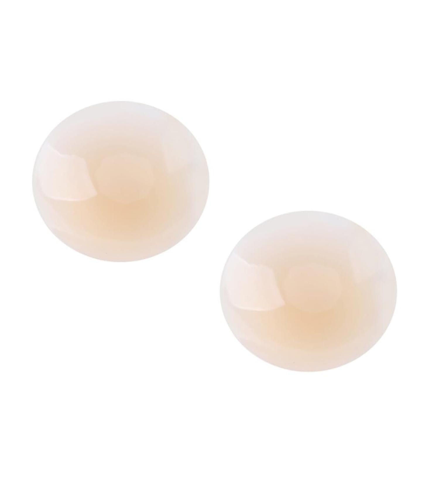 Shop Lightweight Breast Silicone Pasties - Backless Breathable Non-Adhesive Nipple Covers in Beige for Women - Buy Online on GoSupps.com
