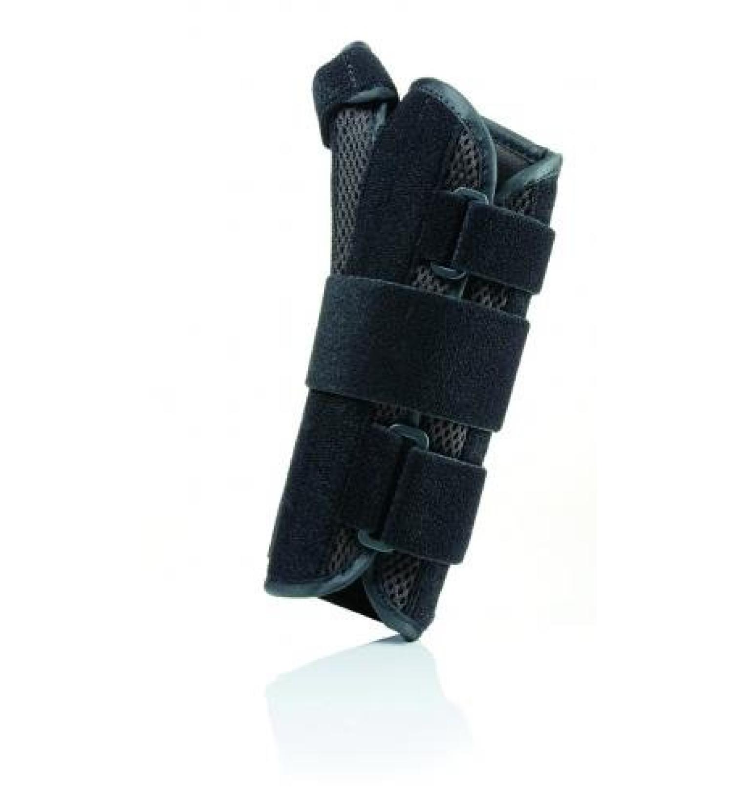 Florida Orthopedics Prolite Airflow 8" Wrist Splint with Abducted Thumb Black Right Small/Medium