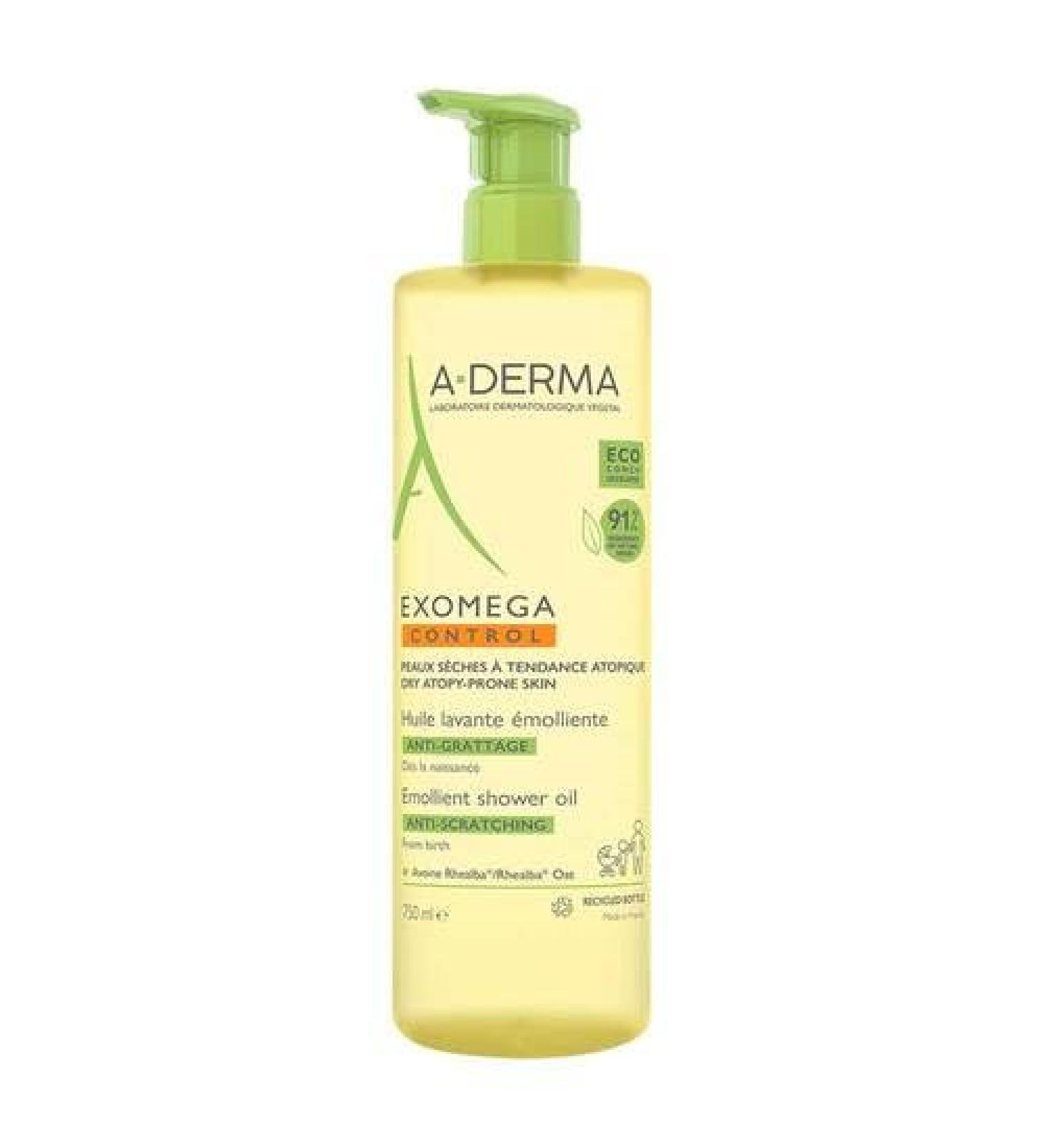 A-DERMA EXOMEGA CONTROL softening shower oil 750 ml Oat 750 ml (1 pack)