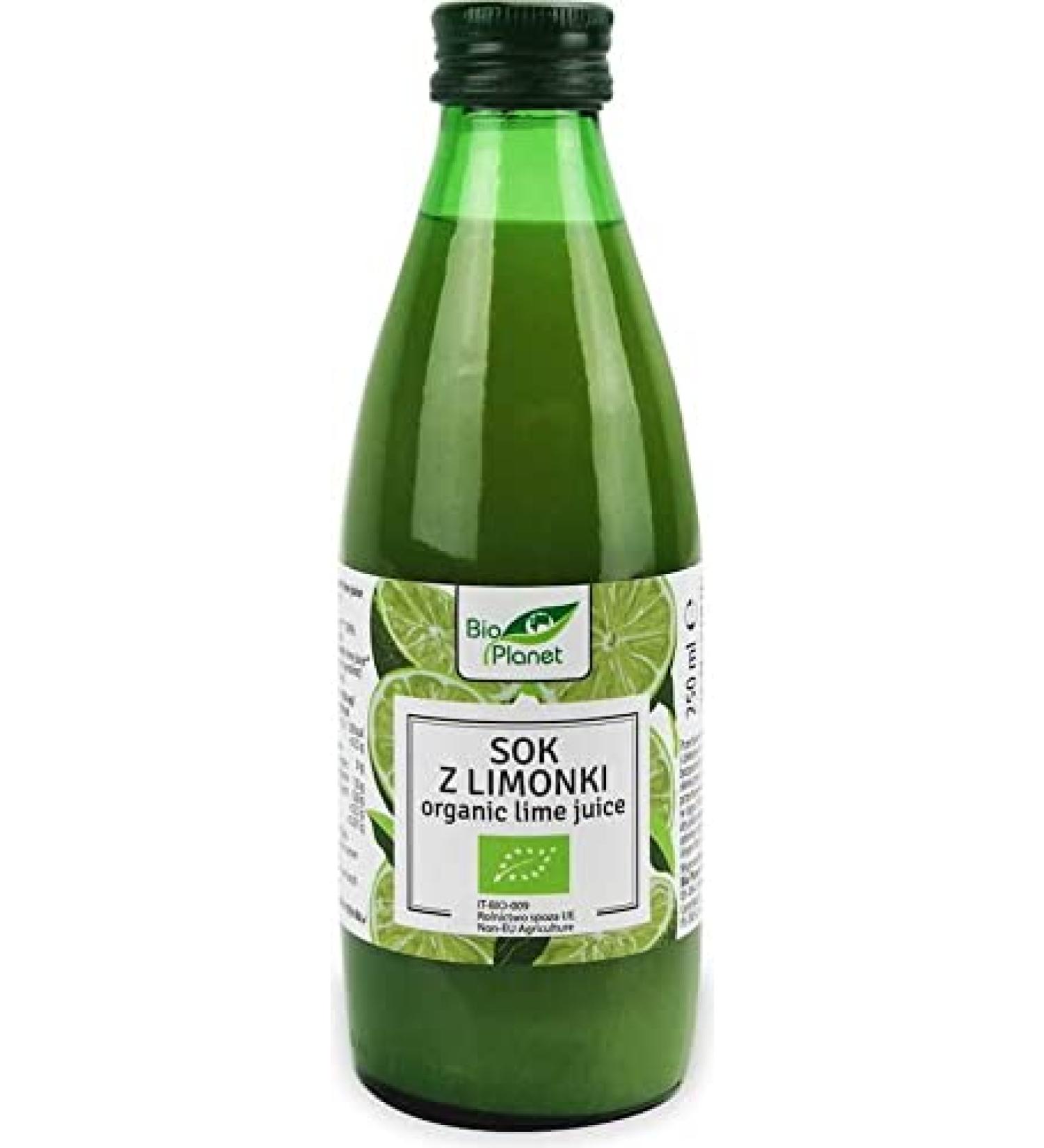 BIO PLANET JUICE SERIES LIME JUICE NFC 100 BIO 250 ml BIO PLANET