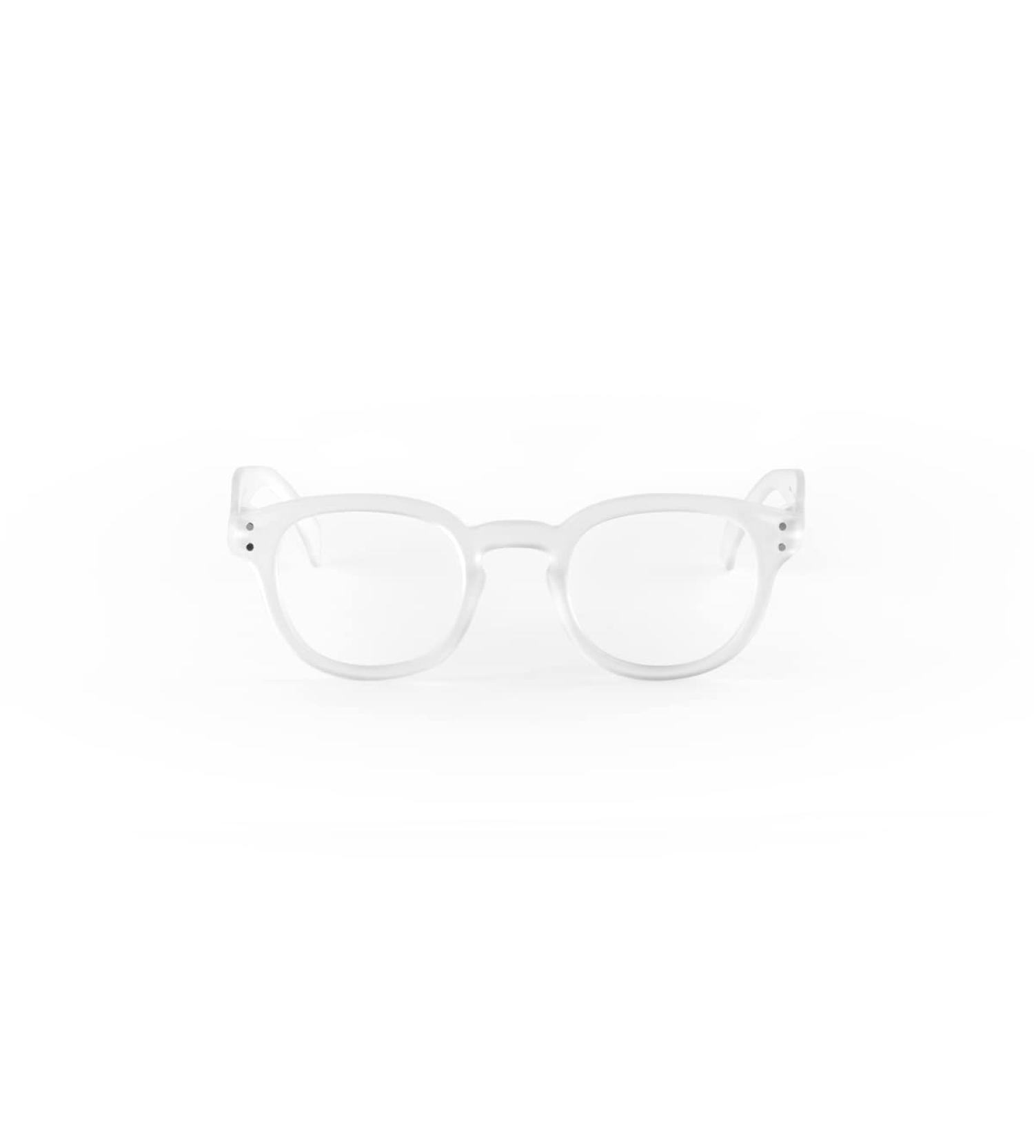 Popme Unisex Ice White Reading Glasses - 1.5 Diopters Blue Light Filter - Stylish Presbyopia Solution - Buy Online on GoSupps.com