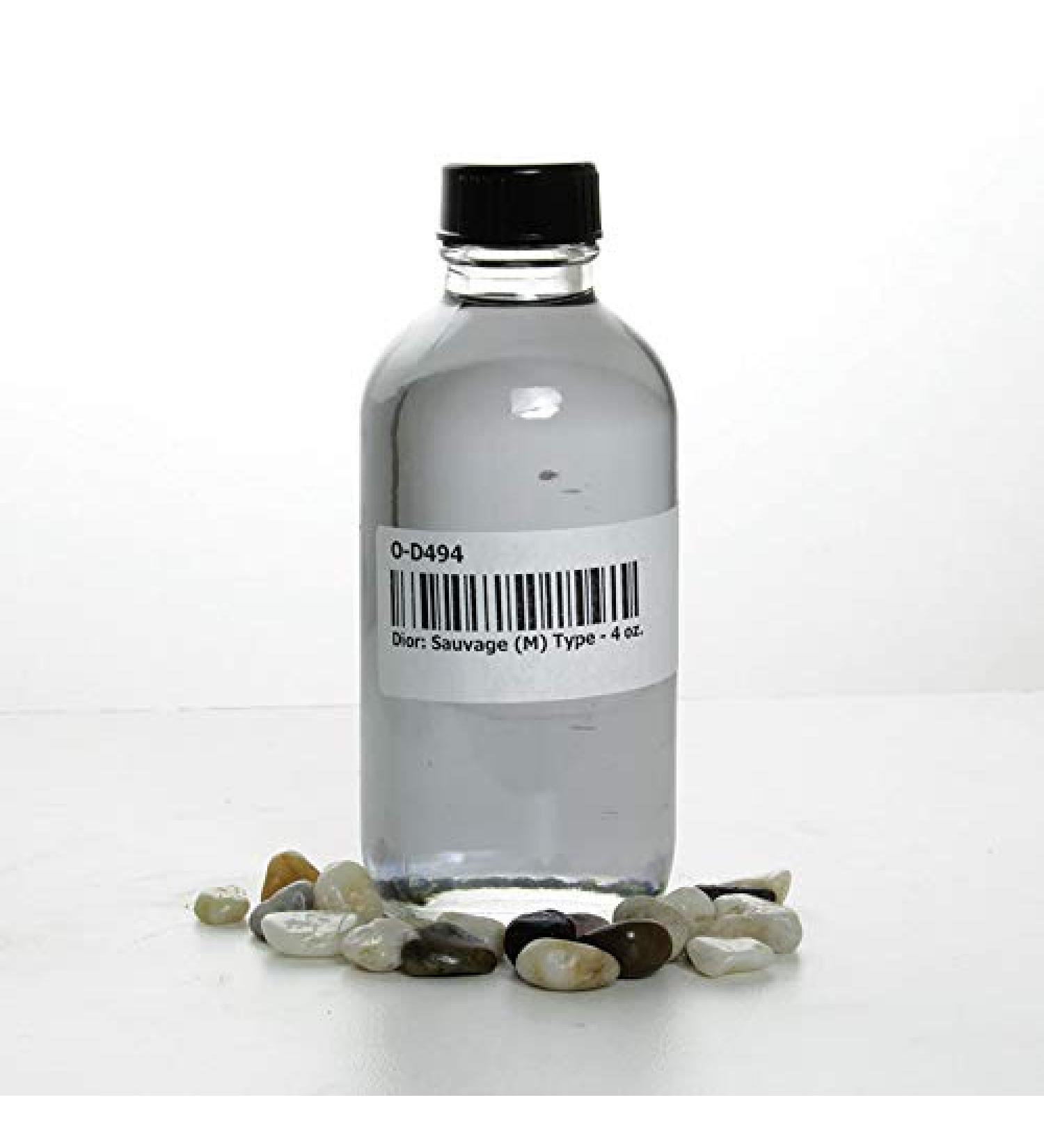 Sauvage Men Type Oil | Sauvage Men's Body Oil | Sauvage Fragrance Oil | Perfume Oil | Sauvage Pure Oils | Premium Grade Fragrance Oil | Organic & Natural Oil (4 oz) 4 Ounce