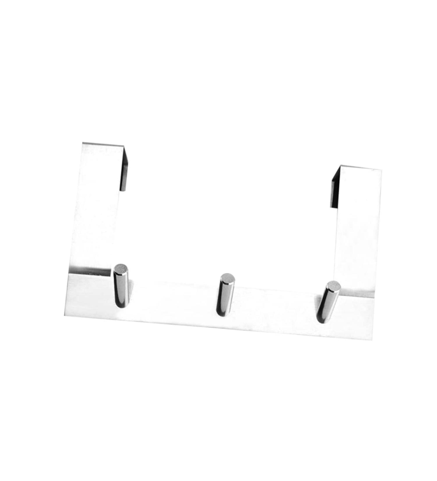 Baluue Clothes Hanger 2pcs Stainless Steel Hooks Coat Hanger Hook for Door Hook Hanger Metal Bedroom Door On The Door Coat Hooks - Buy Online on GoSupps.com