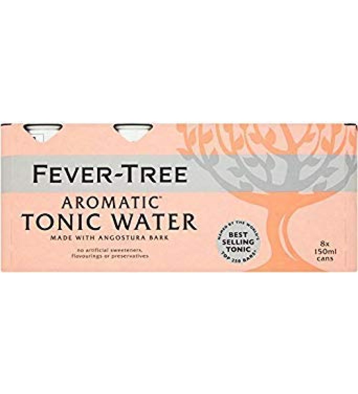 Fever Tree Aromatic Tonic Water in Cans 24x150ml