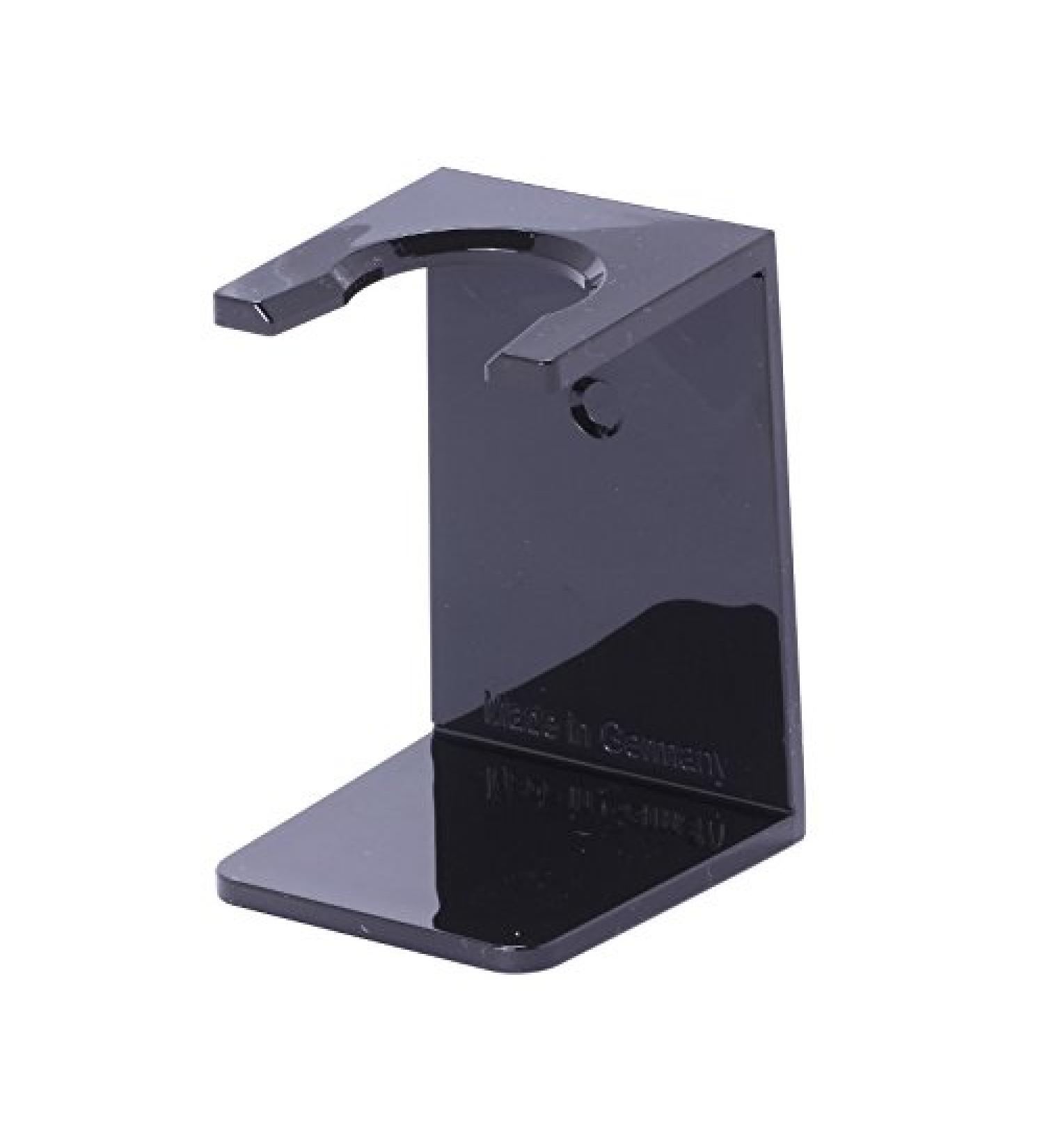 Erbe shaving brush holder black plastic