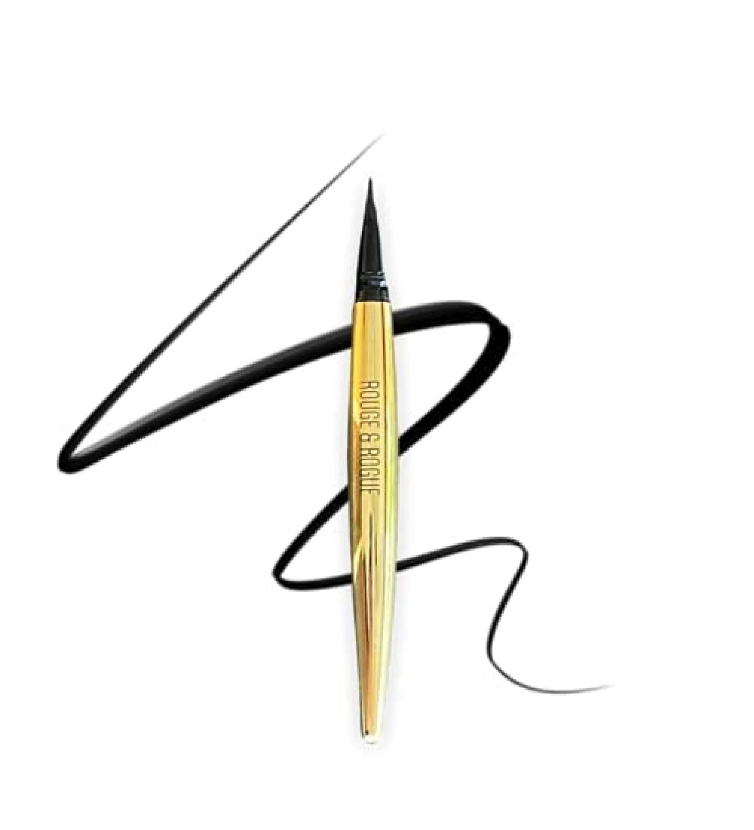 Rouge & Rogue 100-Proof Liquid Eyeliner - Waterproof Obsidian Black - Buy Online on GoSupps.com