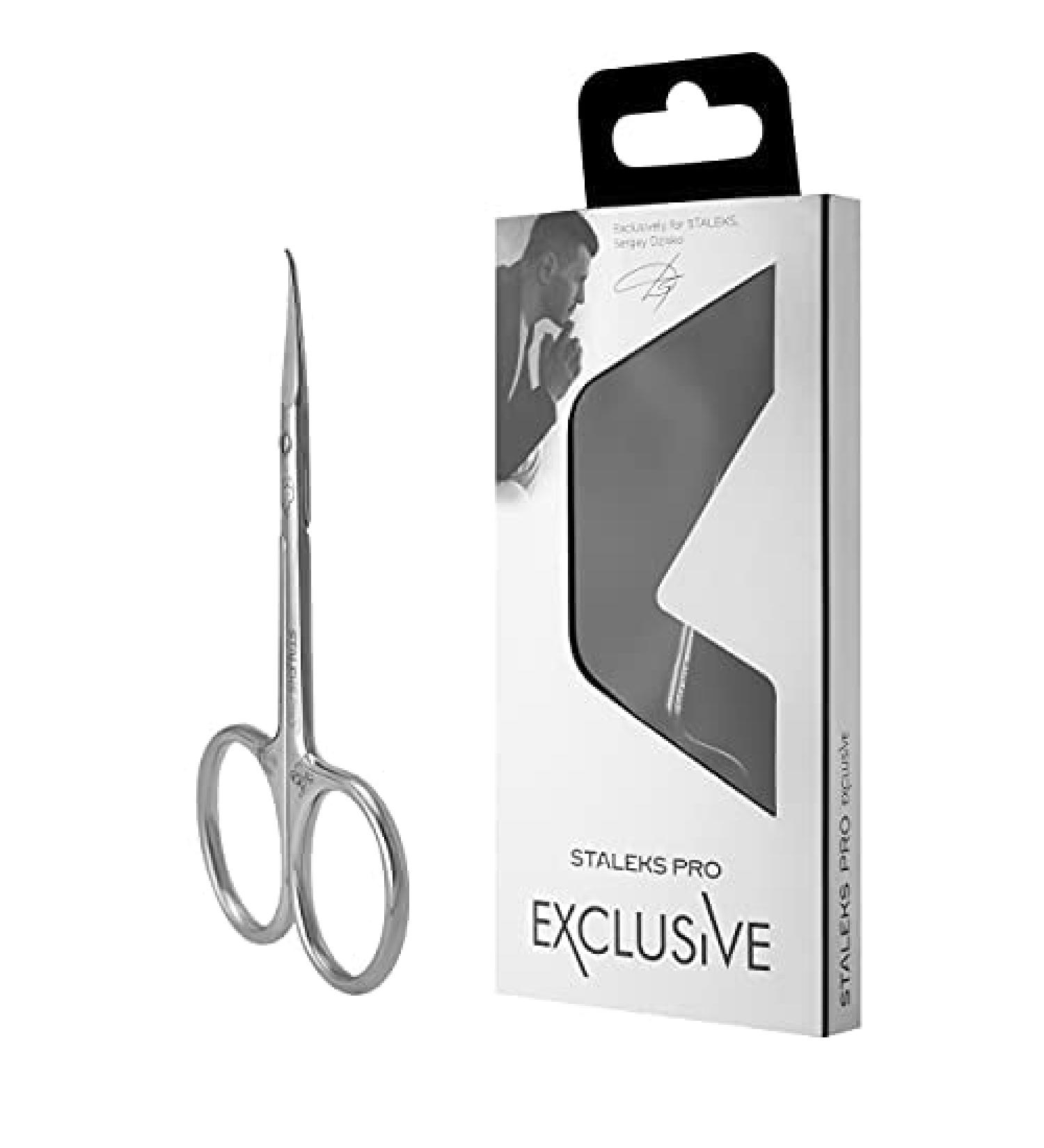 STALEKS PRO Exclusive Professional Cuticle Scissors (Blade Length - 20 mm) Magnolia Pattern Model SX-20/2m - Buy Online on GoSupps.com