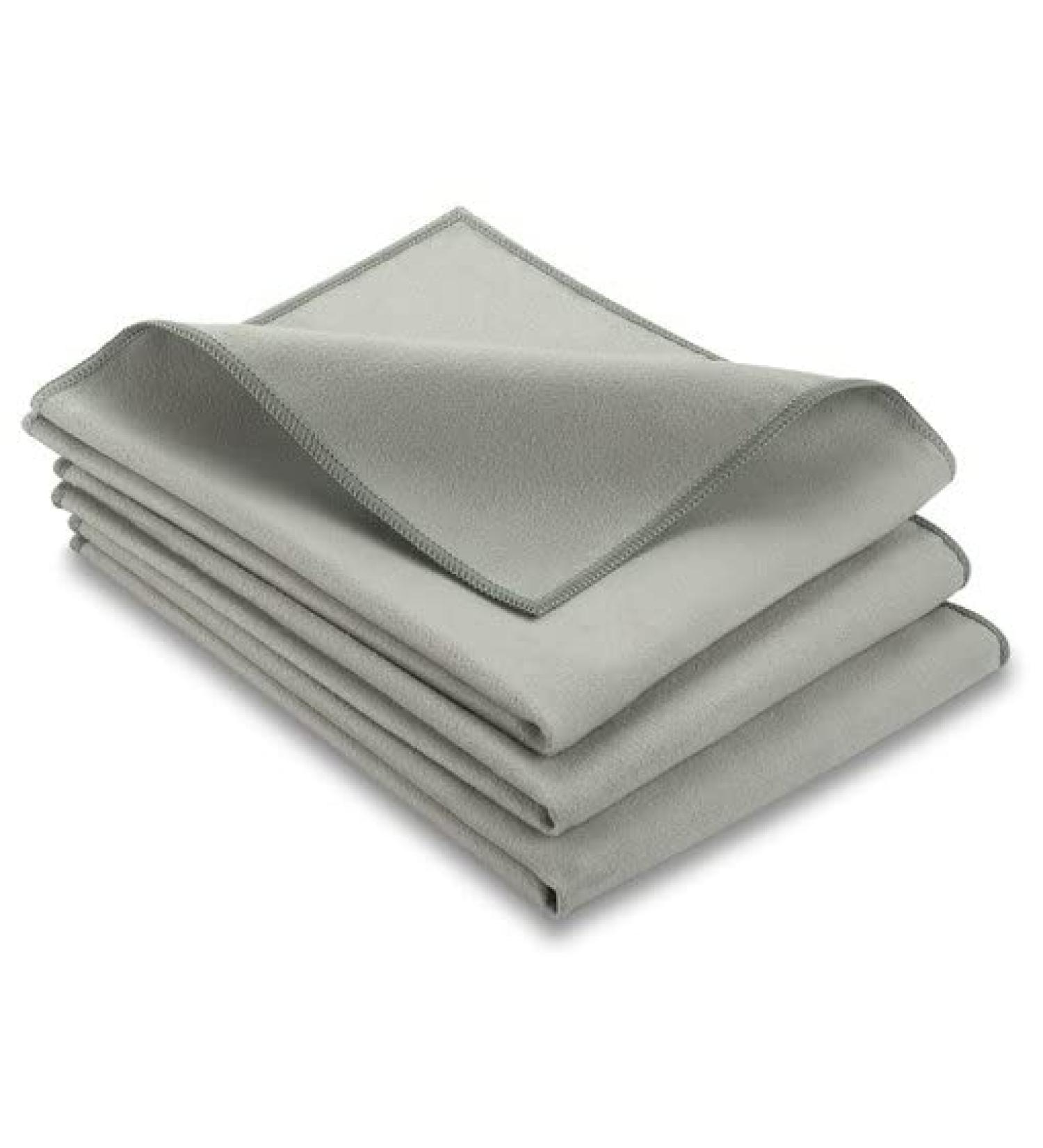 EverCleen High-Tech Extra Soft Microfiber Cloth Set (3 Pack) - Premium Cleaning for Displays Monitors TVs & Tablets - Made in Germany - Buy Online on GoSupps.com