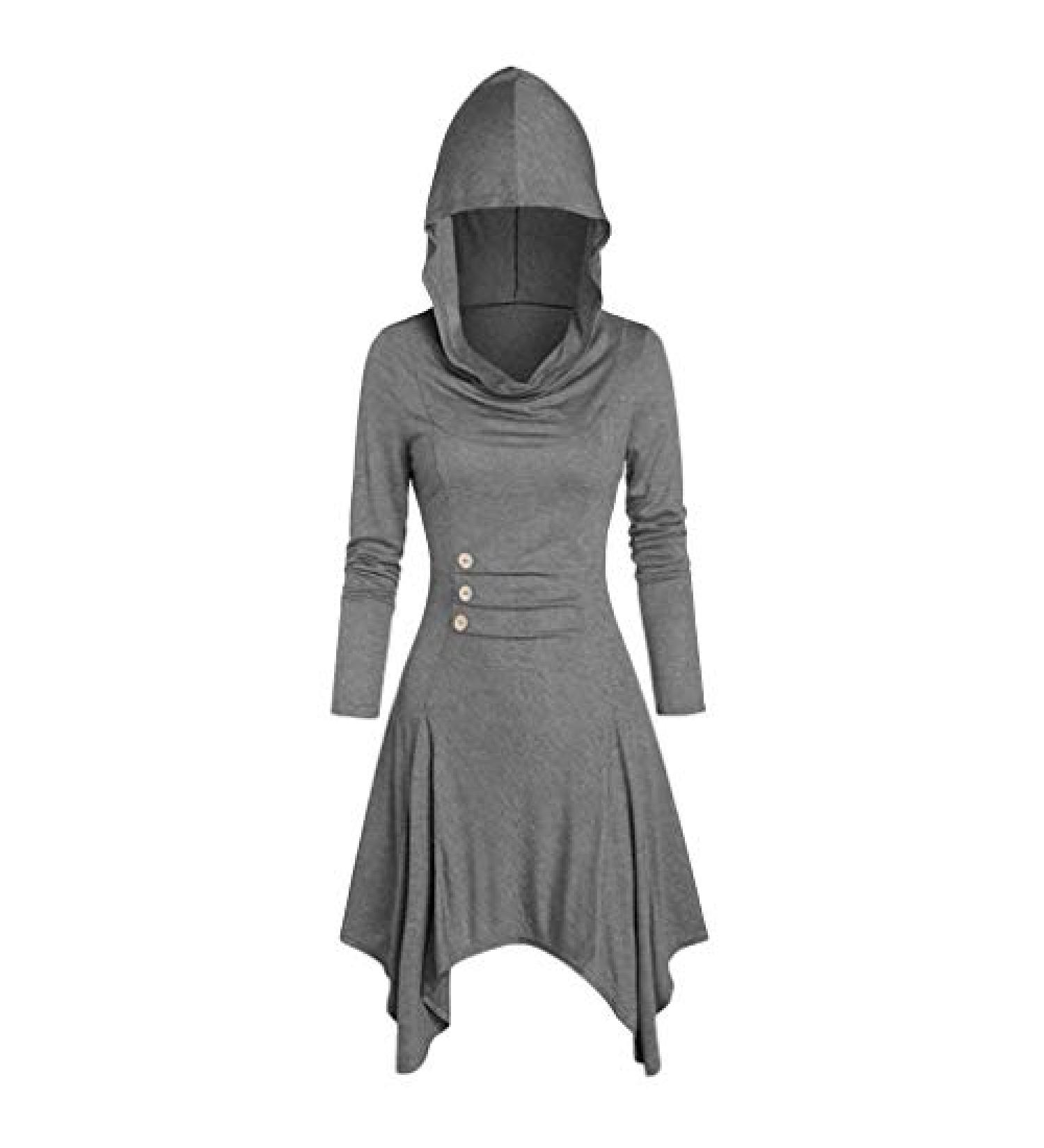Women's Gothic Vampire Cosplay Costume - Gray Small - Buy Online on GoSupps.com