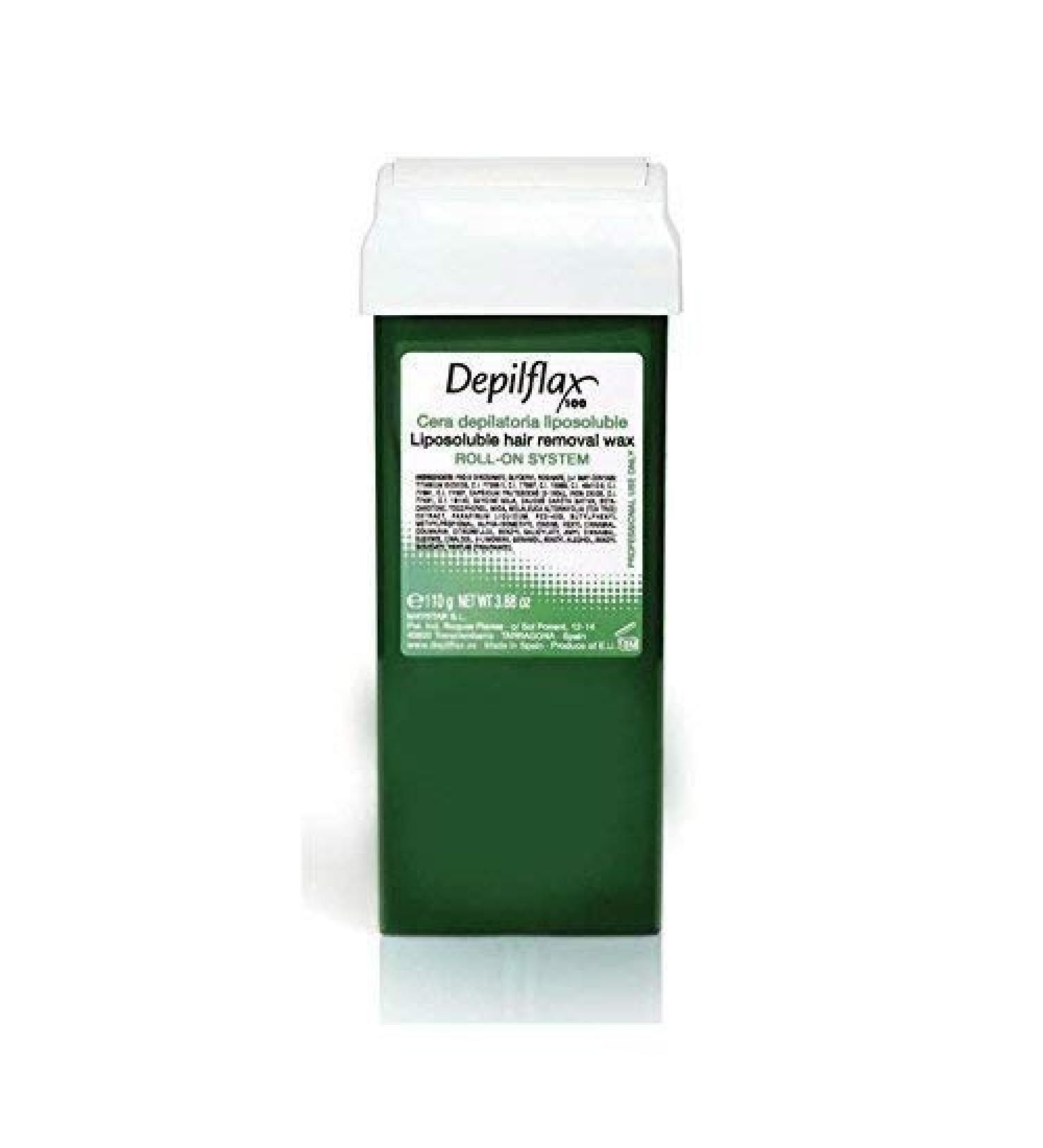 Depilflax Aloe Vera Depilatory Roll-on Wax Cartridge