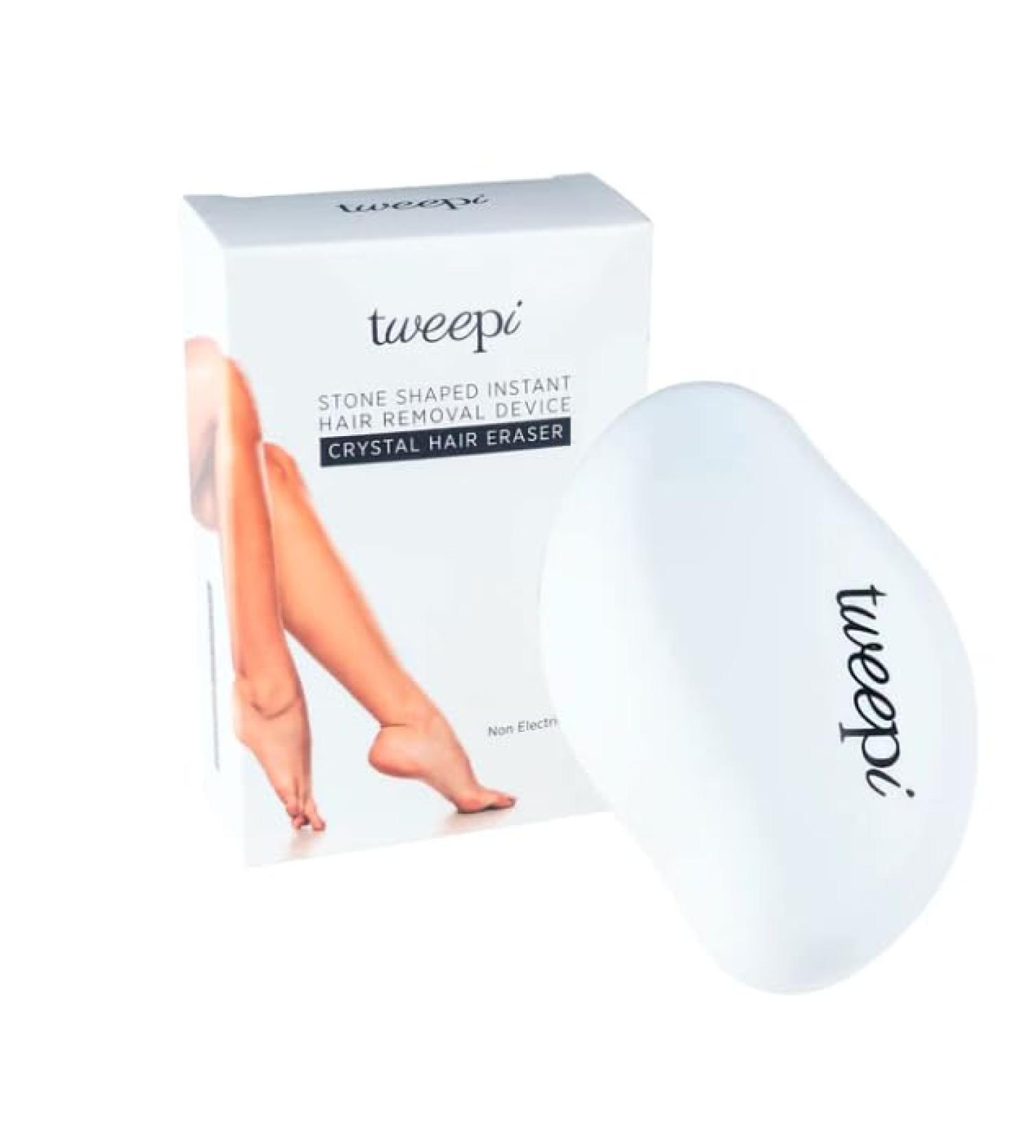 Tweepi Crystal Hair Eraser Stone | Fast Effective Magic Crystal Hair Remover for Women & Men - Buy Online on GoSupps.com