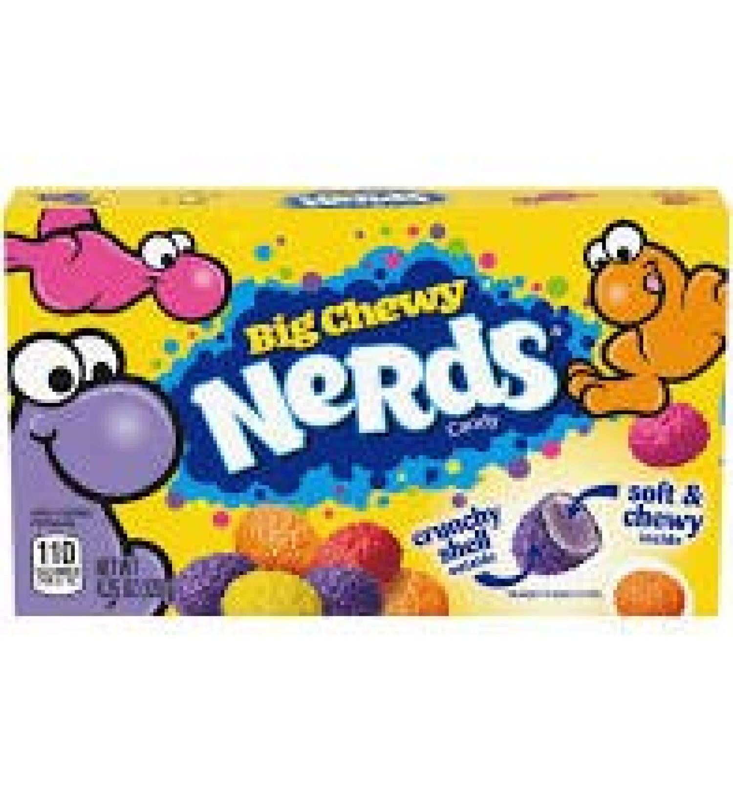 Ferrara Nerds Big Chewy Original Pack of 12 x 120g boxes