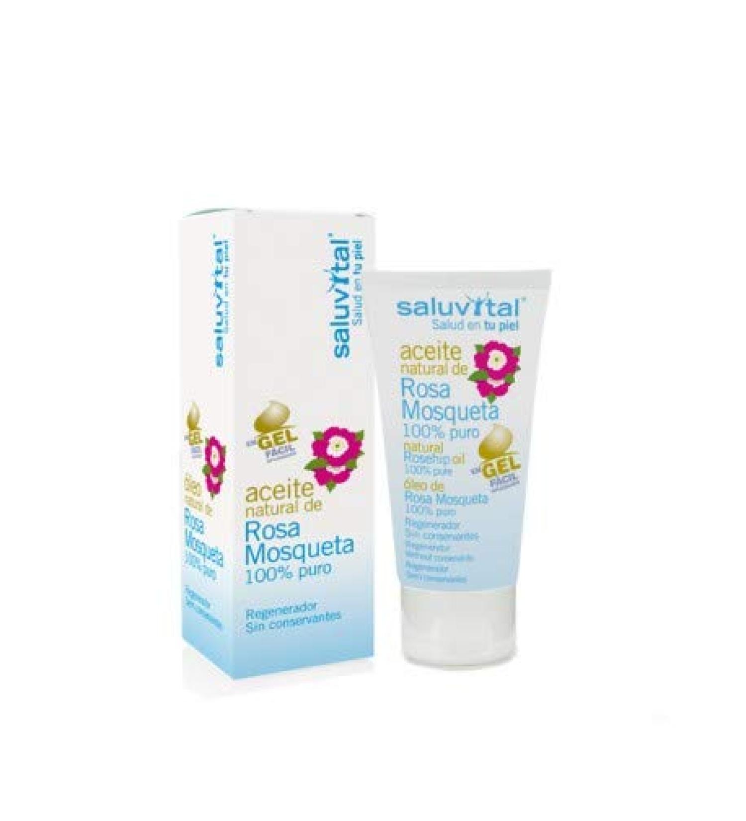 Saluvital Natural Rose Musky Oil Pure Gel 100ml