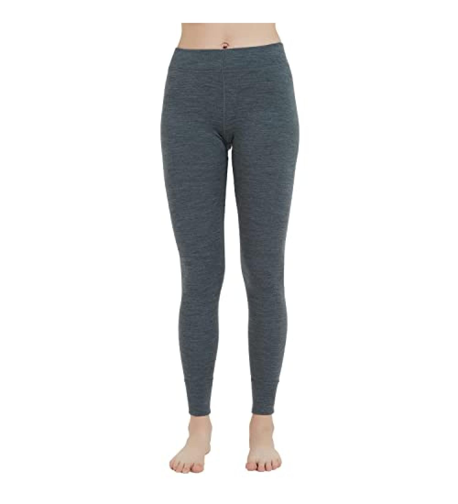 METARINO Women's Merino Wool Base Layer Leggings - Grey, Medium | Midweight Thermal Pants - Buy Online on GoSupps.com