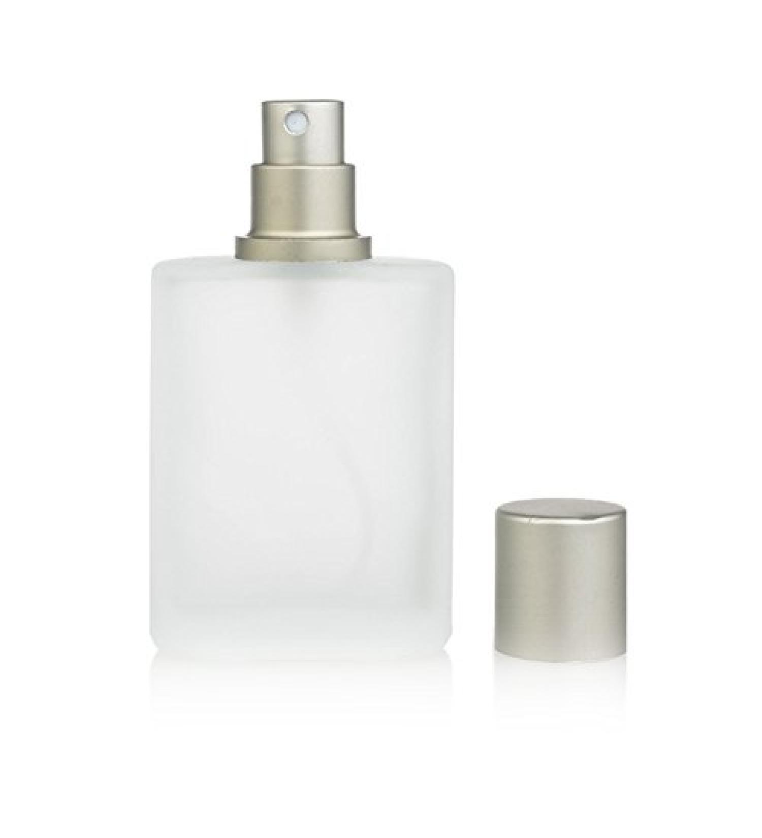 Enslz Frosted Glass 100ml Perfume Atomizer Spray Bottle | Refillable Stylish & Unisex Perfume Bottle - Ideal for Men & Women - Buy Online on GoSupps.com