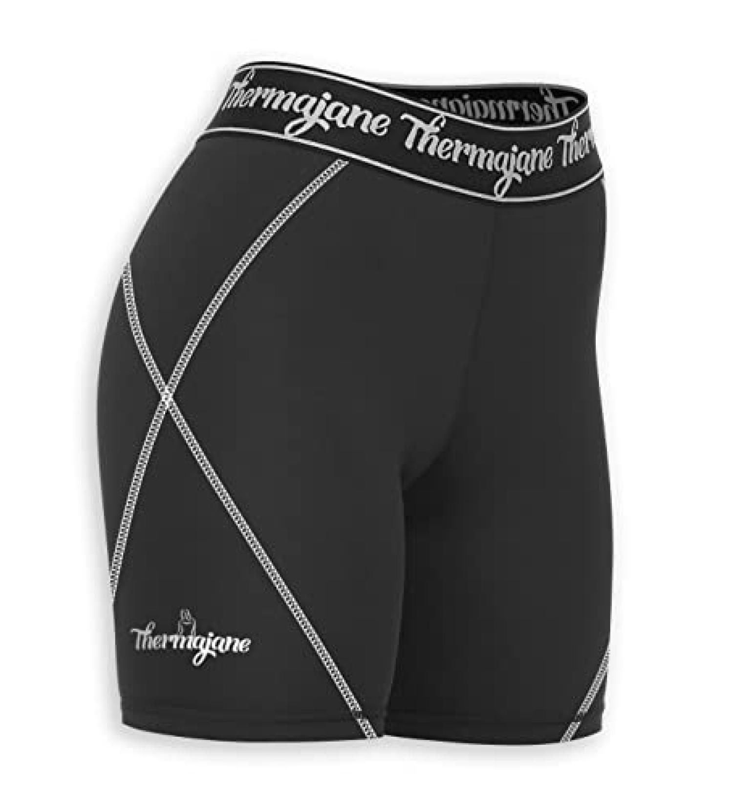 Thermajane Women's Compression Volleyball Shorts Black 3X-Large - Buy Online on GoSupps.com