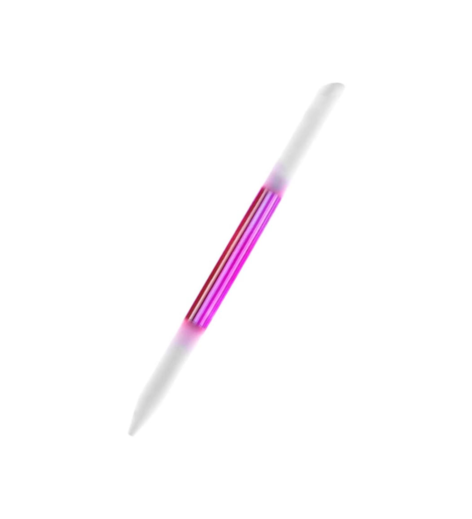 Glass Cuticle Pusher Professional Manicure Stick Nail Art Tools Accessory Cuticle Remover Tools Rosy - Buy Online on GoSupps.com