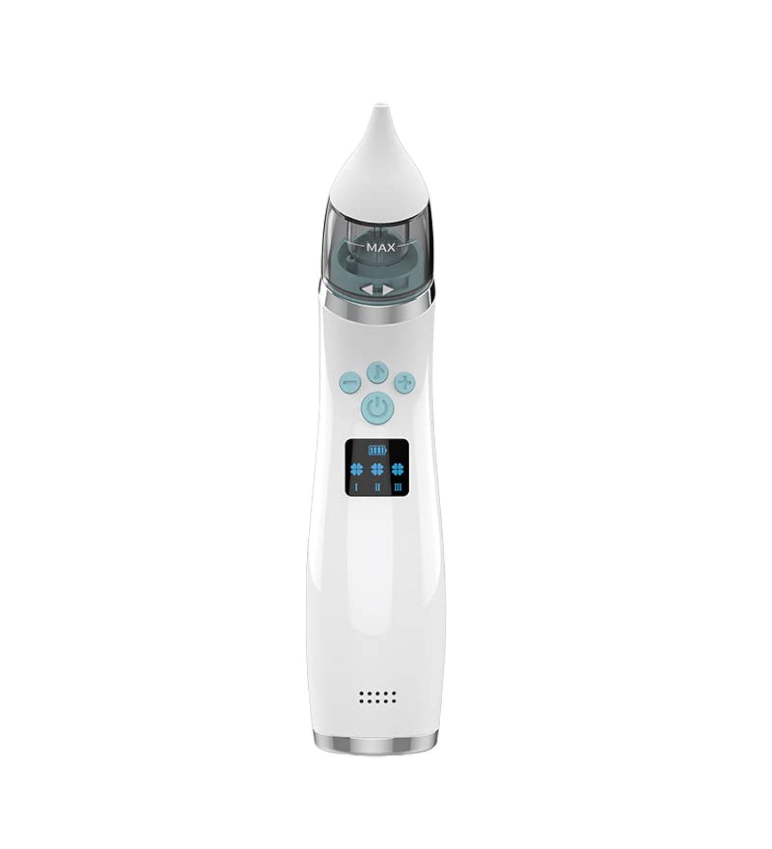 Baby Nasal Aspirator Electric Nose Aspirator for Toddlers Rechargeable Baby Nose Sucker with 5 Adjustable Levels Suction Booger Sucker for Infants Newborns Auto Cleaning