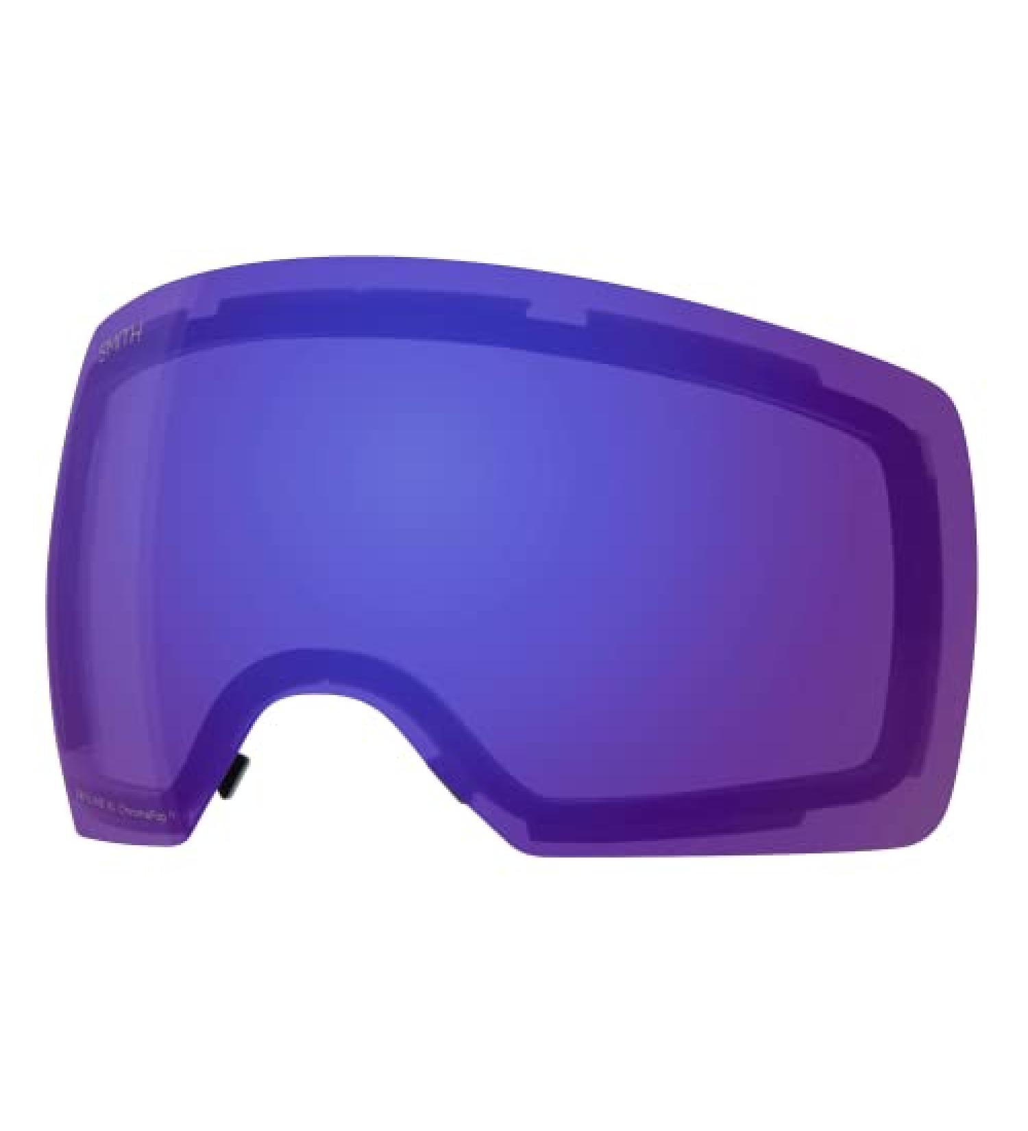 Smith Optics Skyline Xl Adult Replacement Lens Snow Goggles Accessories - Chromapop Everyday Violet Mirror/One Size