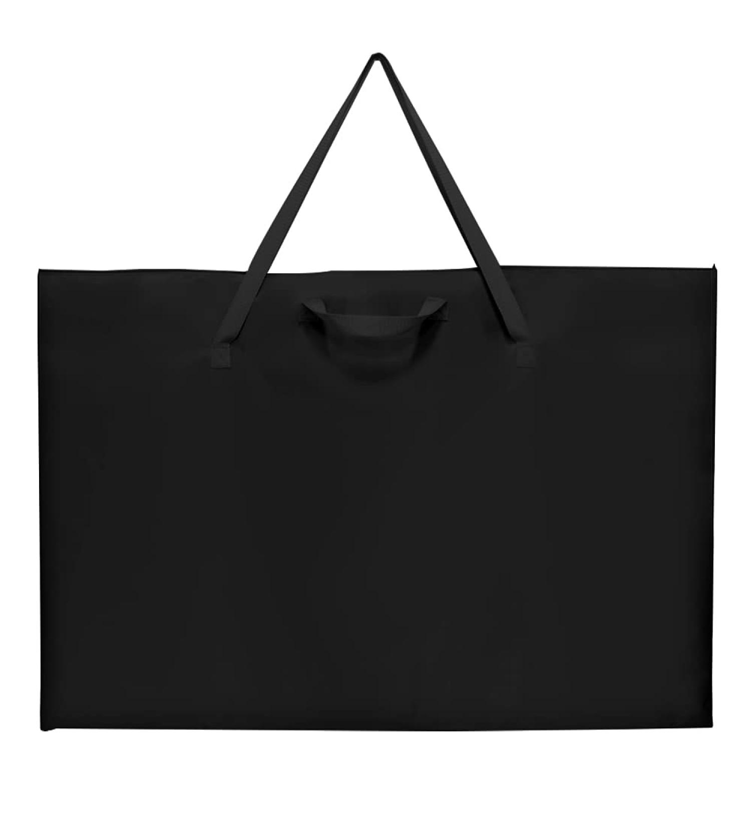 ZKOO Large Size Art Portfolio Tote 24x36 - Student Art Work Case with Shoulder Strap - Black - Buy Online on GoSupps.com
