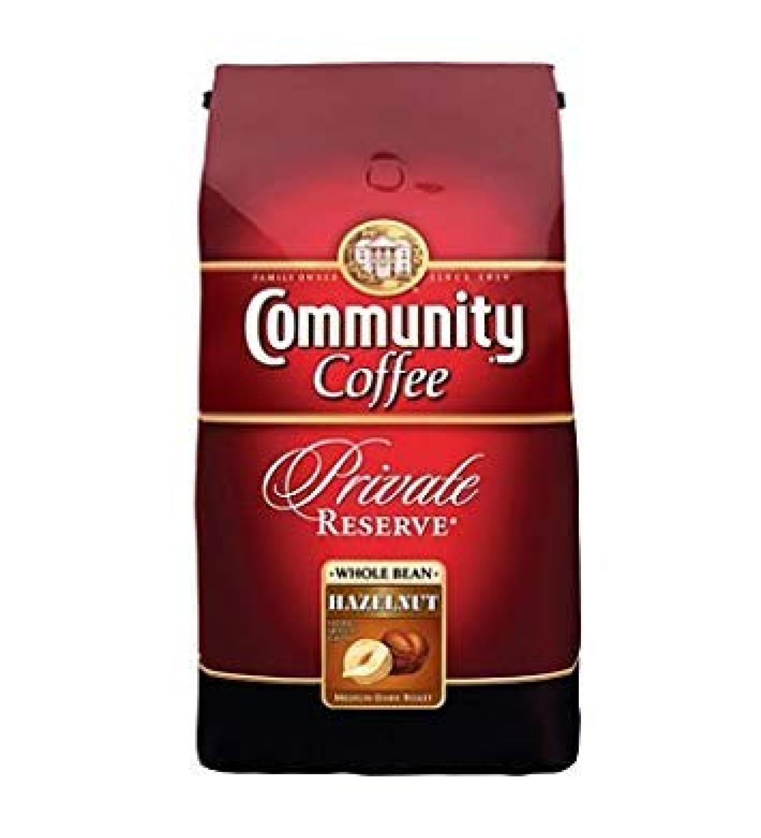 Community Coffee Private Reserve Whole Bean Hazelnut (32 oz.) ES