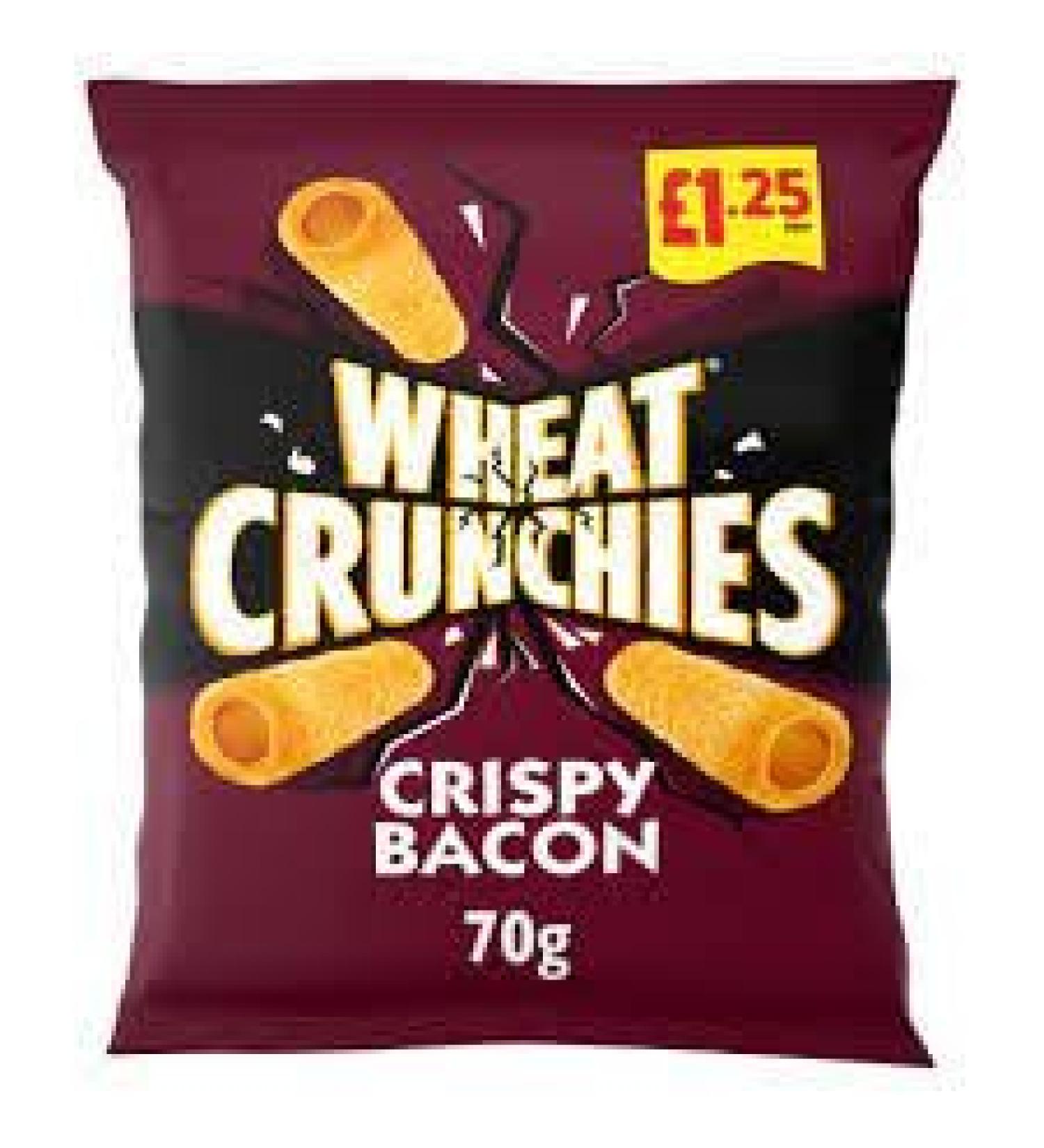 Wheat Crunchies Crispy Bacon 70g (32 Bags x 70g) 70 g (Pack of 1)