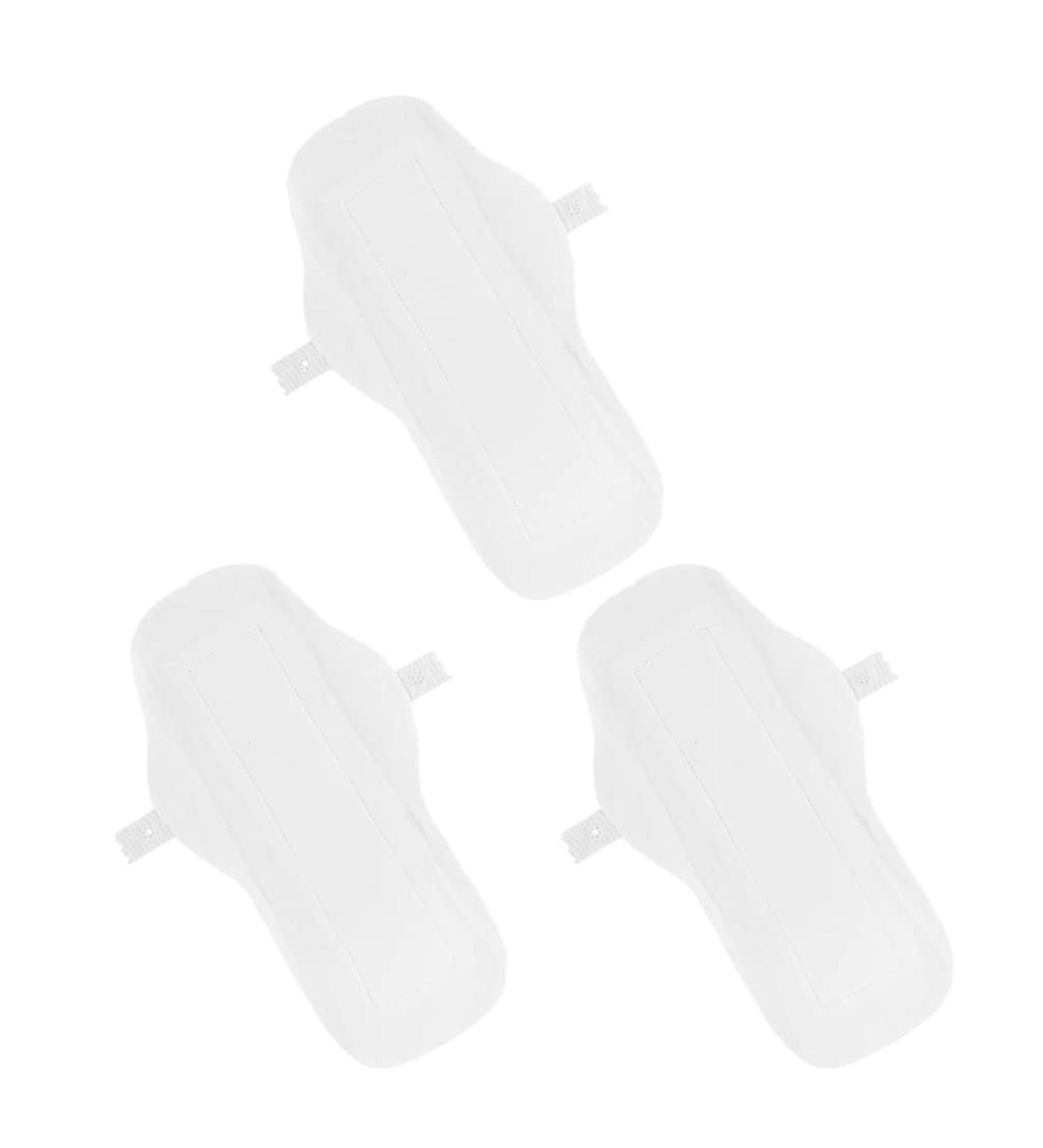 Operitacx 3Pcs Reusable Sanitary Pads Set | Washable Mama Cloth | Cotton Panty Liners | Incontinence Pads | 27x7x1cm - Buy Online on GoSupps.com