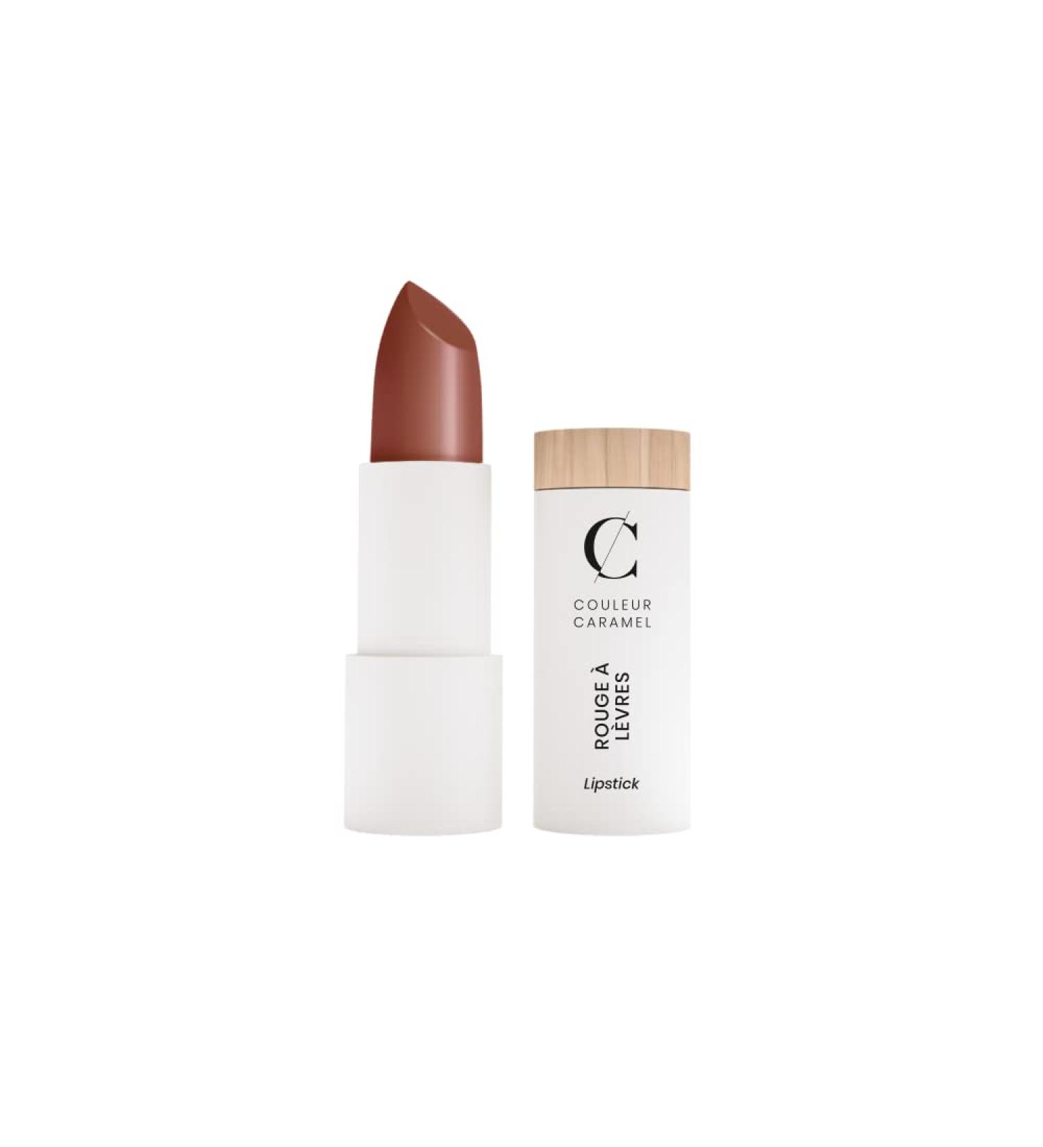 Satin lipstick n°211- Organic nude brown