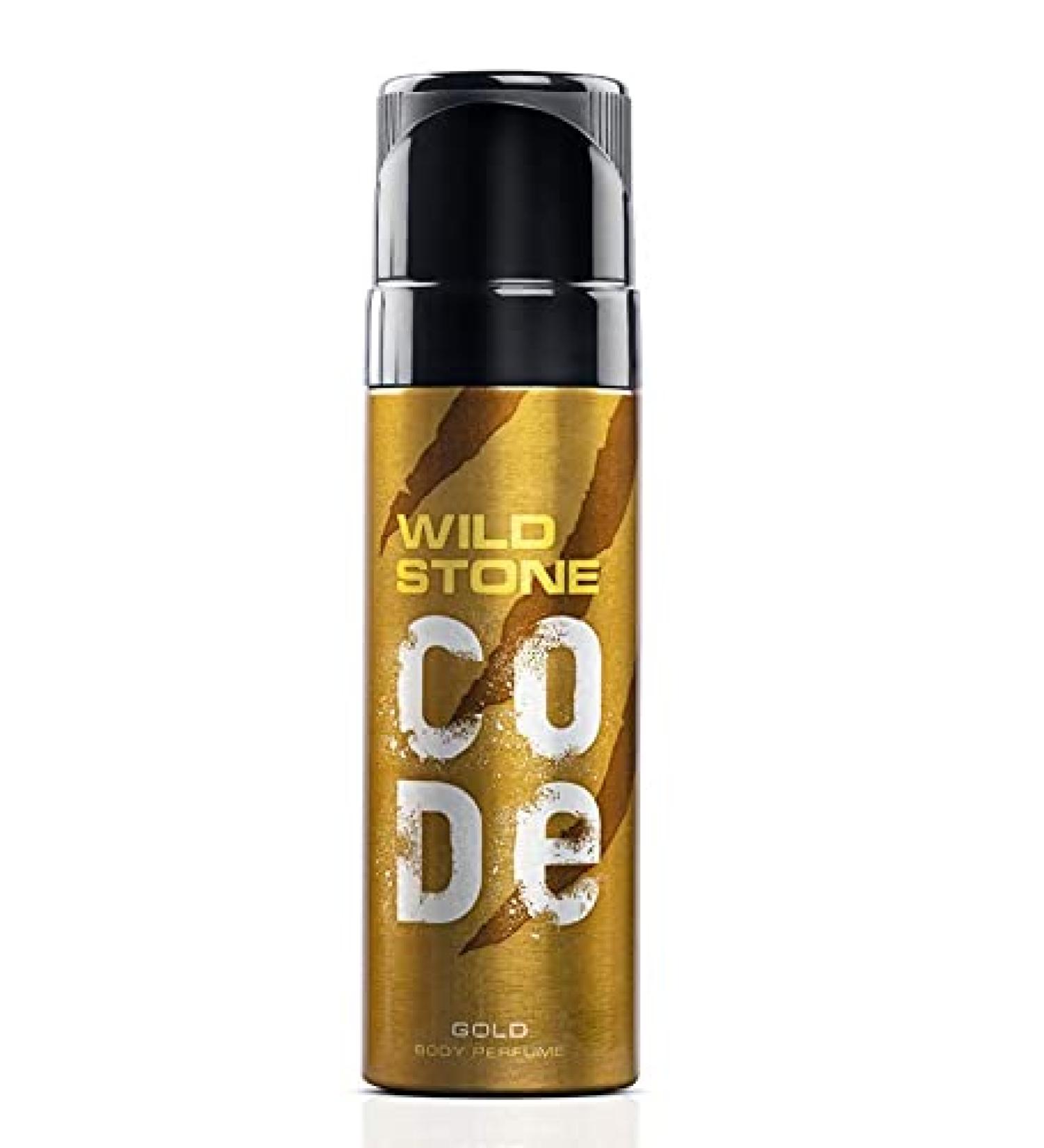 Wild Stone Code Gold Body Perfume Spray for Men 120ml - Buy Online on GoSupps.com