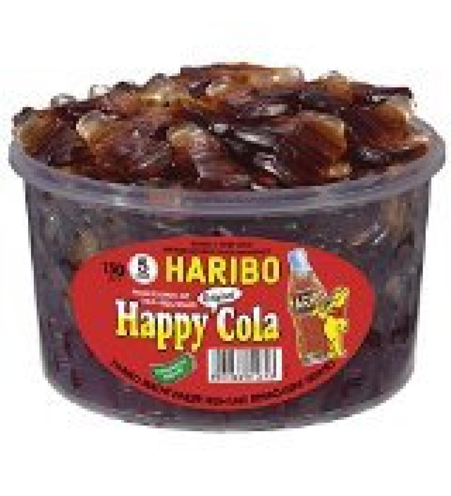 Haribo Lot de 150 bouteilles de cola Happy-Cola 1,2 kg